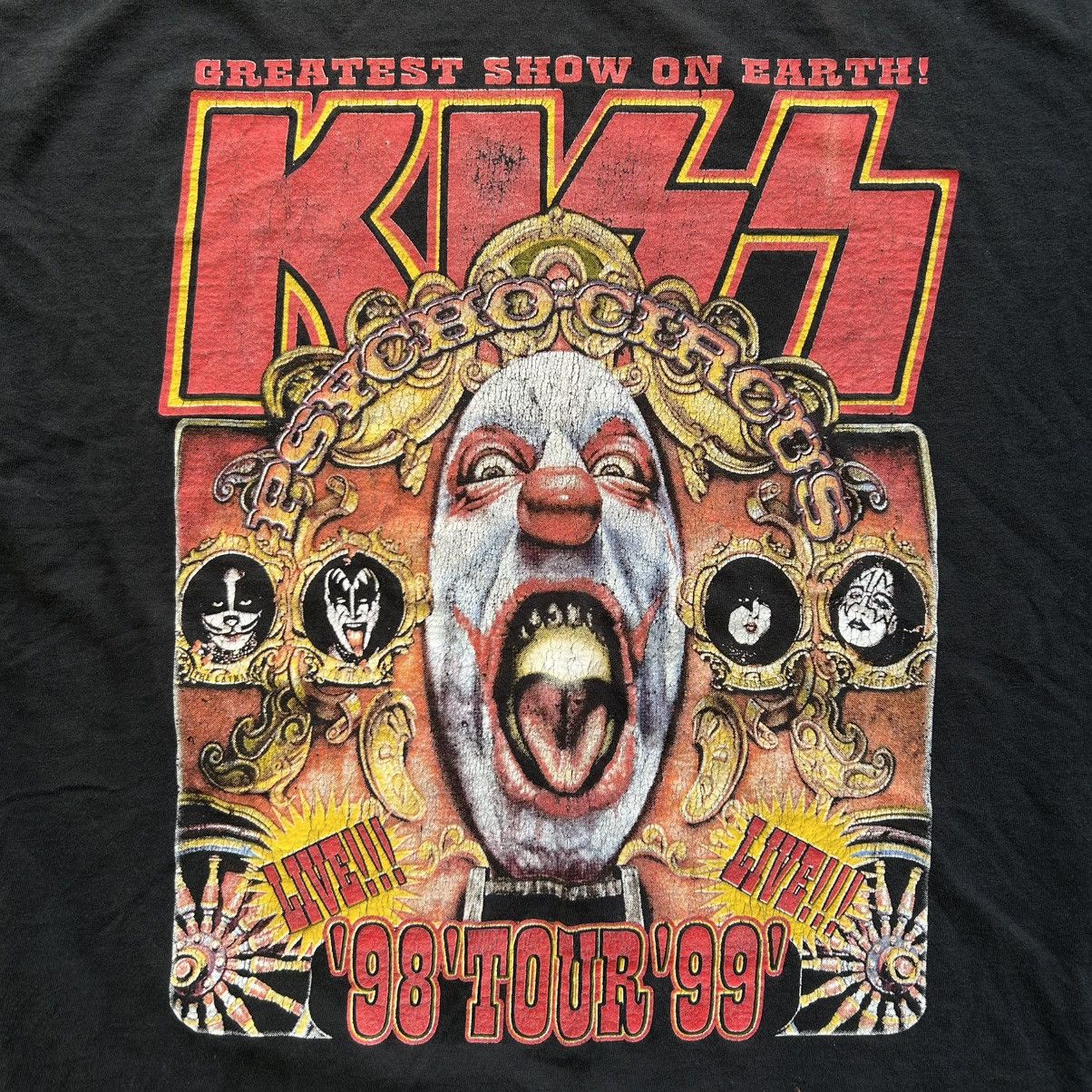 Band Tees 1998 Kiss Greatest Show On Earth Psycho Circus Concert Shirt Size US XXL / EU 58 / 5 - 2 Thumbnail