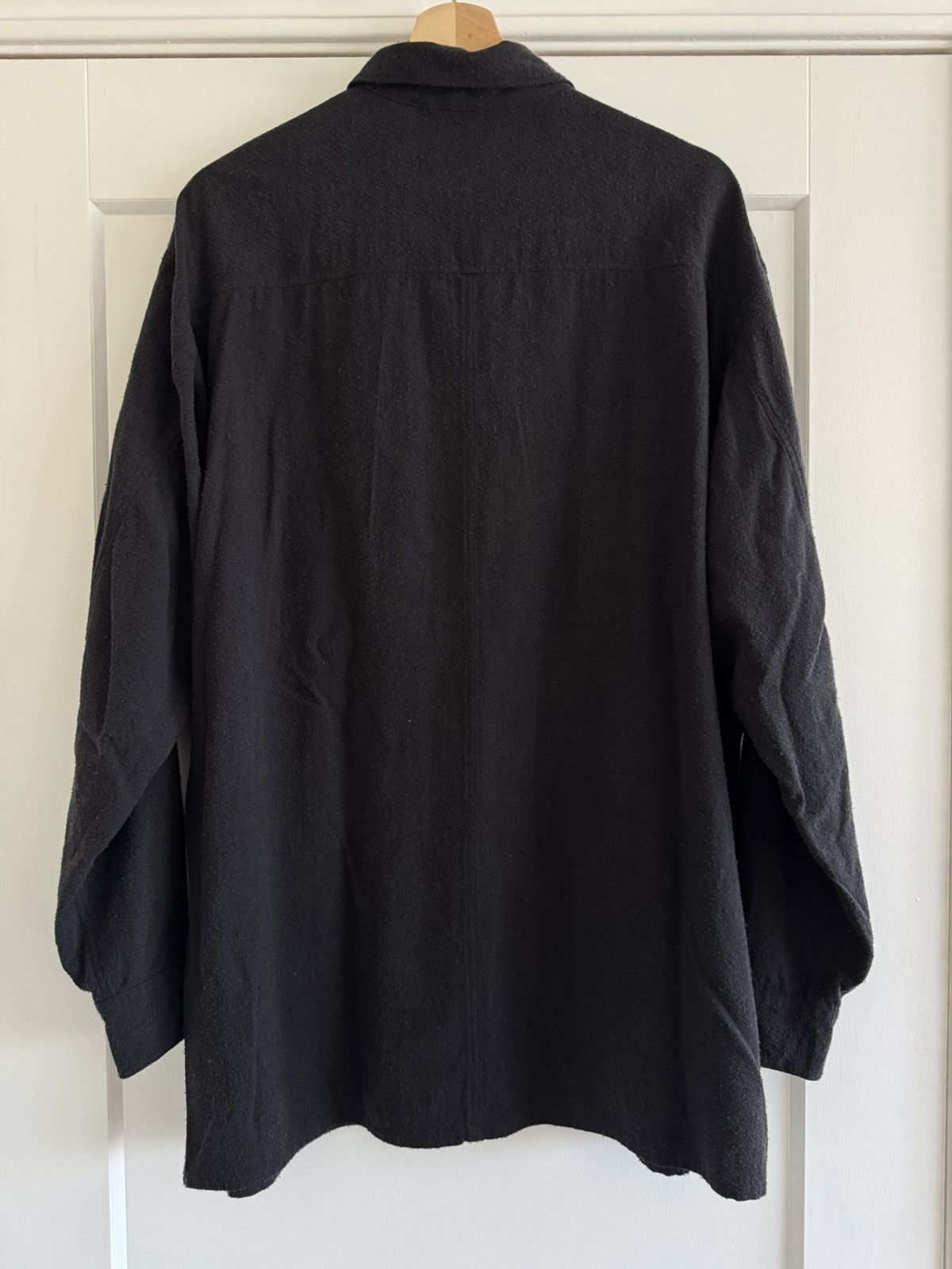 Comoli Comoli Silk Noil Shirt Jacket Black Size 2 BNWT Size US S / EU 44-46 / 1 - 2 Thumbnail