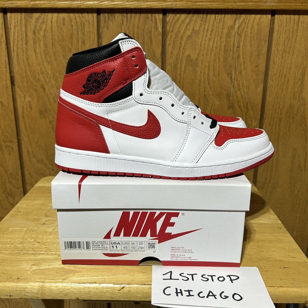 Designer × Jordan Brand × Nike Nike Air Jordan 1 Retro High Shoe Mens 11 Heritage NEW Size US 11 / EU 44 - 1 Thumbnail
