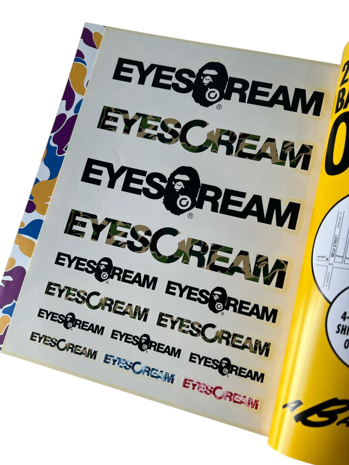 Bape BAPE NIGO EYESCREAM MAGAZINE w/ Sticker Sheet Size ONE SIZE - 1 Thumbnail
