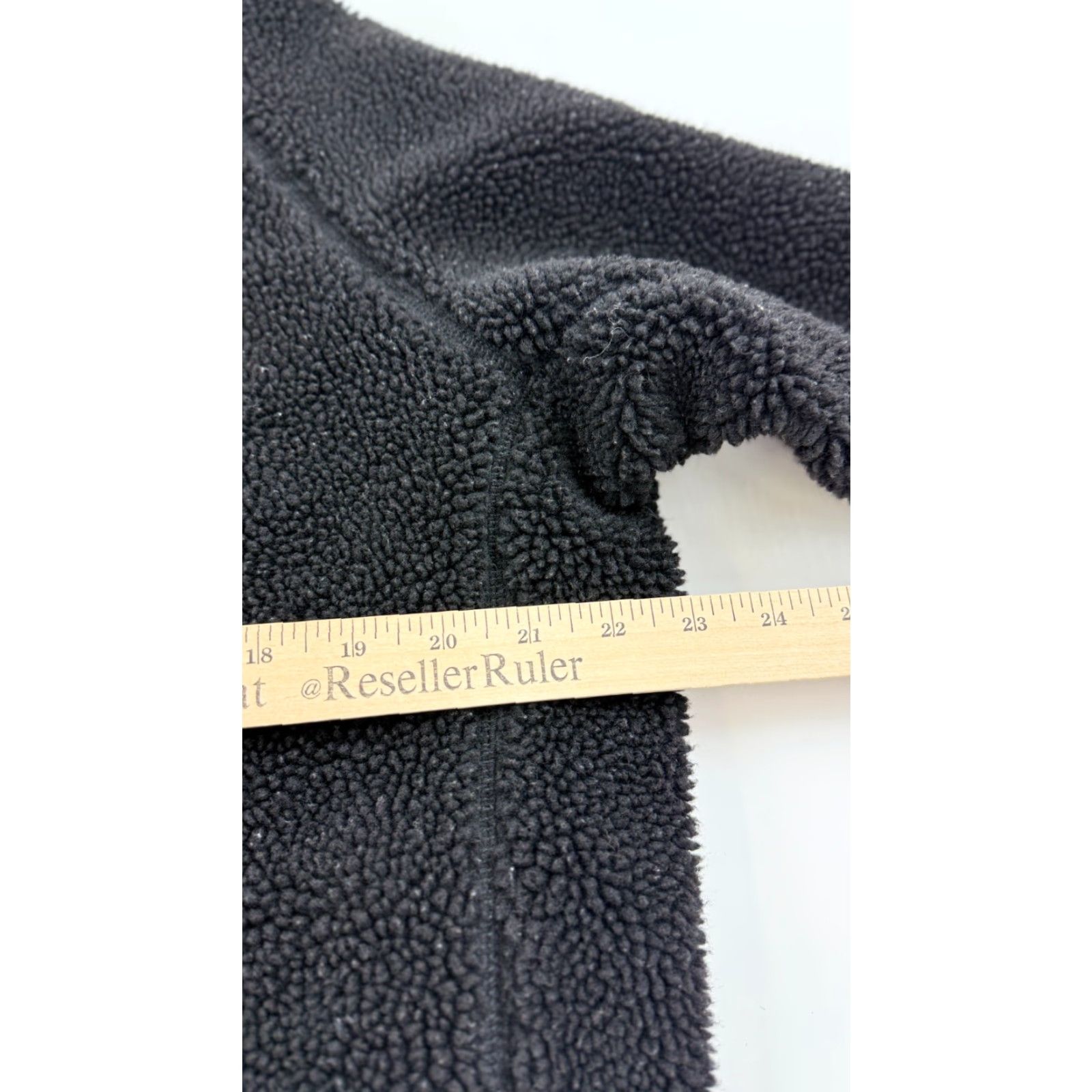 Vintage John Galt Jacket Womens OS Black Sherpa Fleece Full Zip Zipped Pockets Casual Basic Jacket Size ONE SIZE - 8 Thumbnail