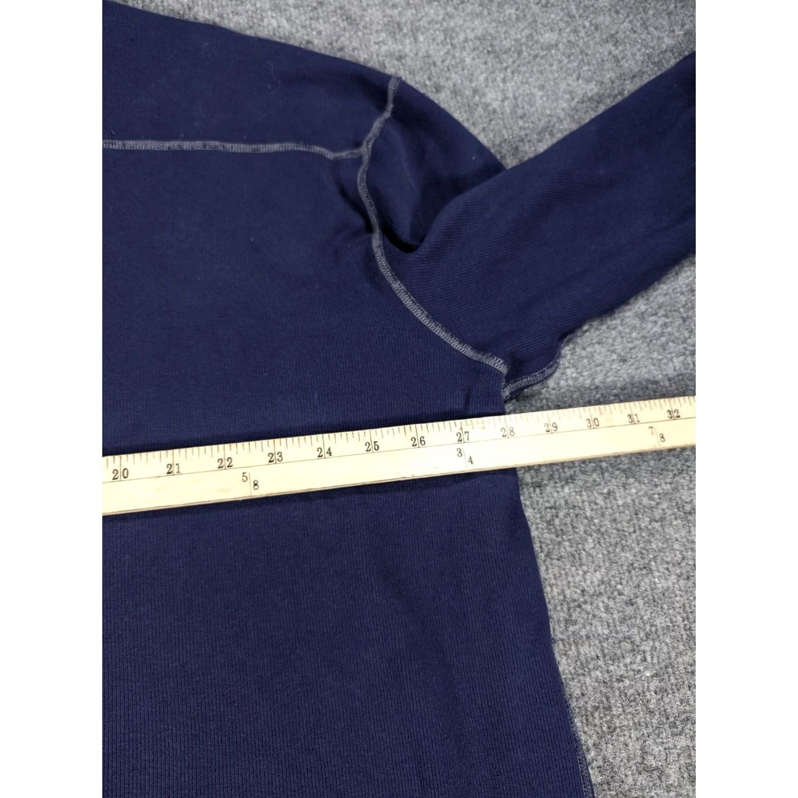 Vintage Jake Agave Agavelux Thermal Long Sleeve Shirt 2XL Cotton Made in USA Men Blue Crew Neck Knit T-Shirt Classic Outdoor (Solid) Size US XXL / EU 58 / 5 - 5 Thumbnail