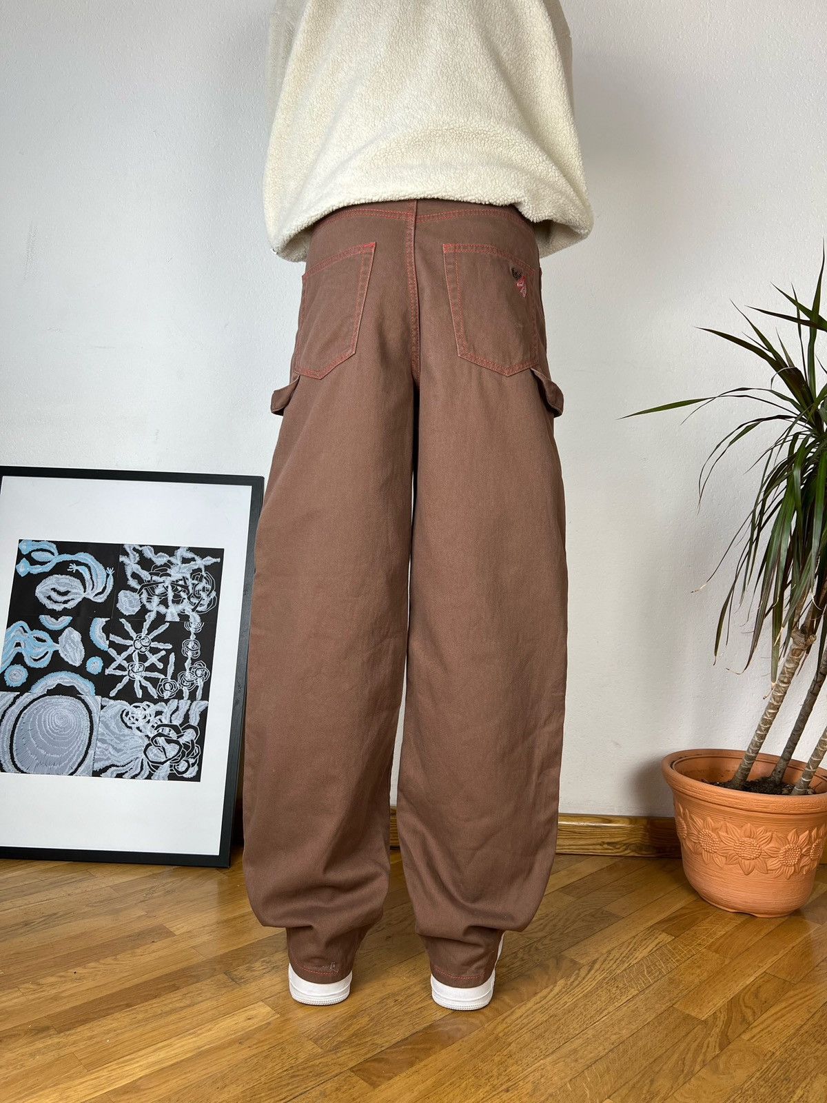 No Fear × Vintage Vintage Baggy Jeans No Fear Hype Style Size US 27 - 2 Thumbnail