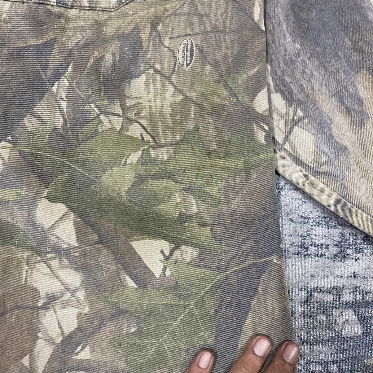 Japanese Brand × Realtree × Vintage Vintage RealTree Duxbax Double Pocket Button Up Size US L / EU 52-54 / 3 - 7 Thumbnail
