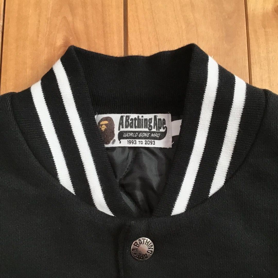 Bape BAPE SHARK SWEAT VARSITY JACKET a bathing ape Size US S / EU 44-46 / 1 - 6 Thumbnail