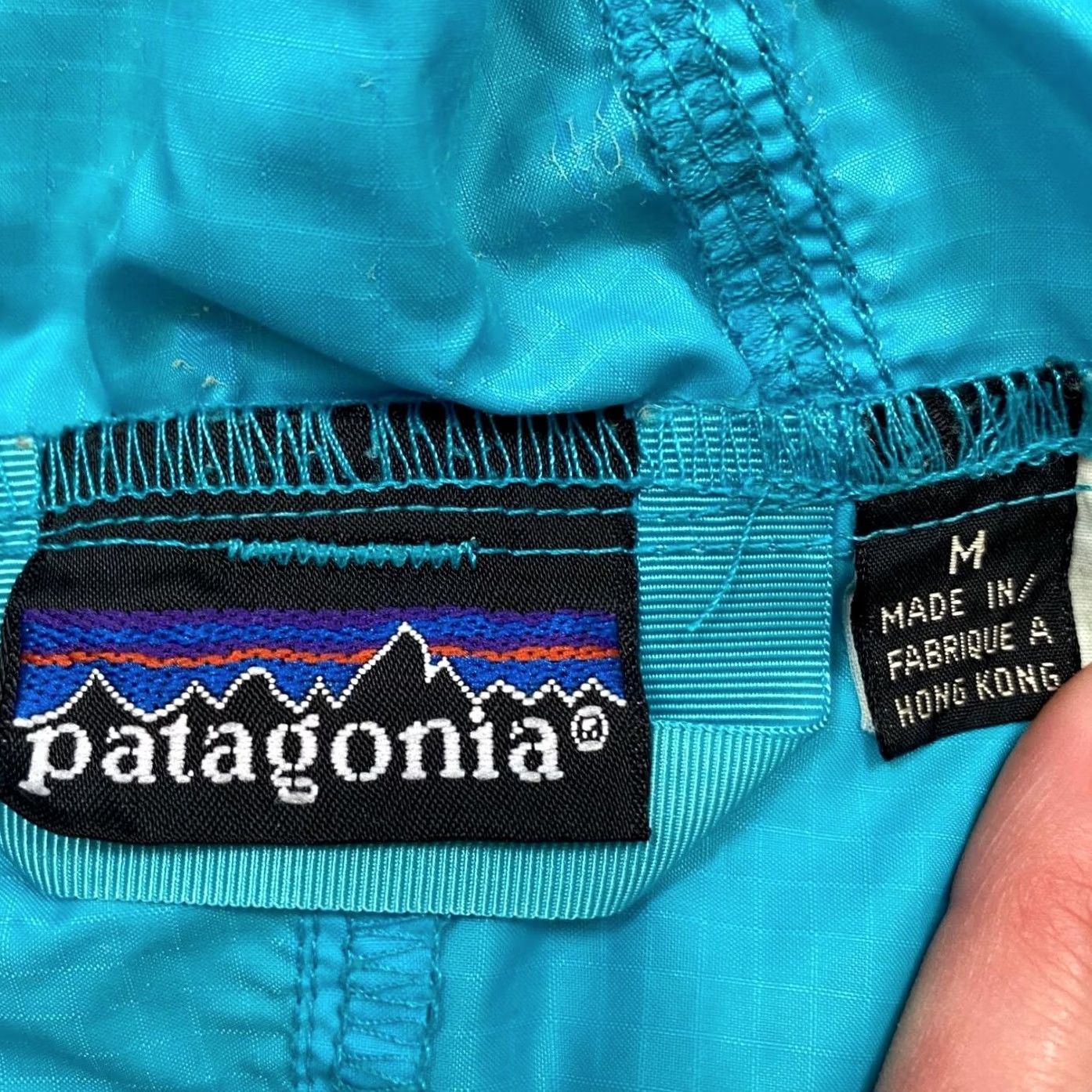 Patagonia VINTAGE Patagonia Hoodie Pullover Windbreaker Jacket Men's M Blue Size US M / EU 48-50 / 2 - 4 Thumbnail