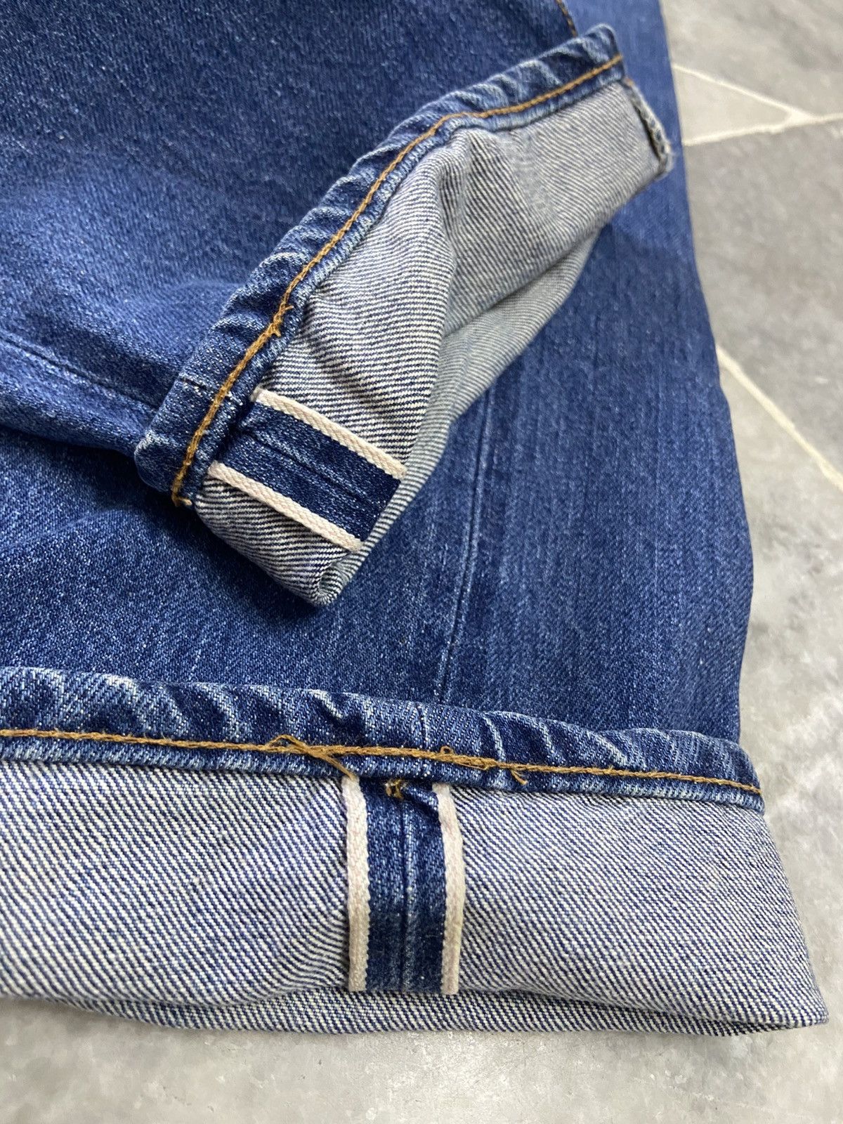 Levi's True Vintage 70s Levis 501 Big E Selvedge Jeans Size US 28 / EU 44 - 3 Thumbnail