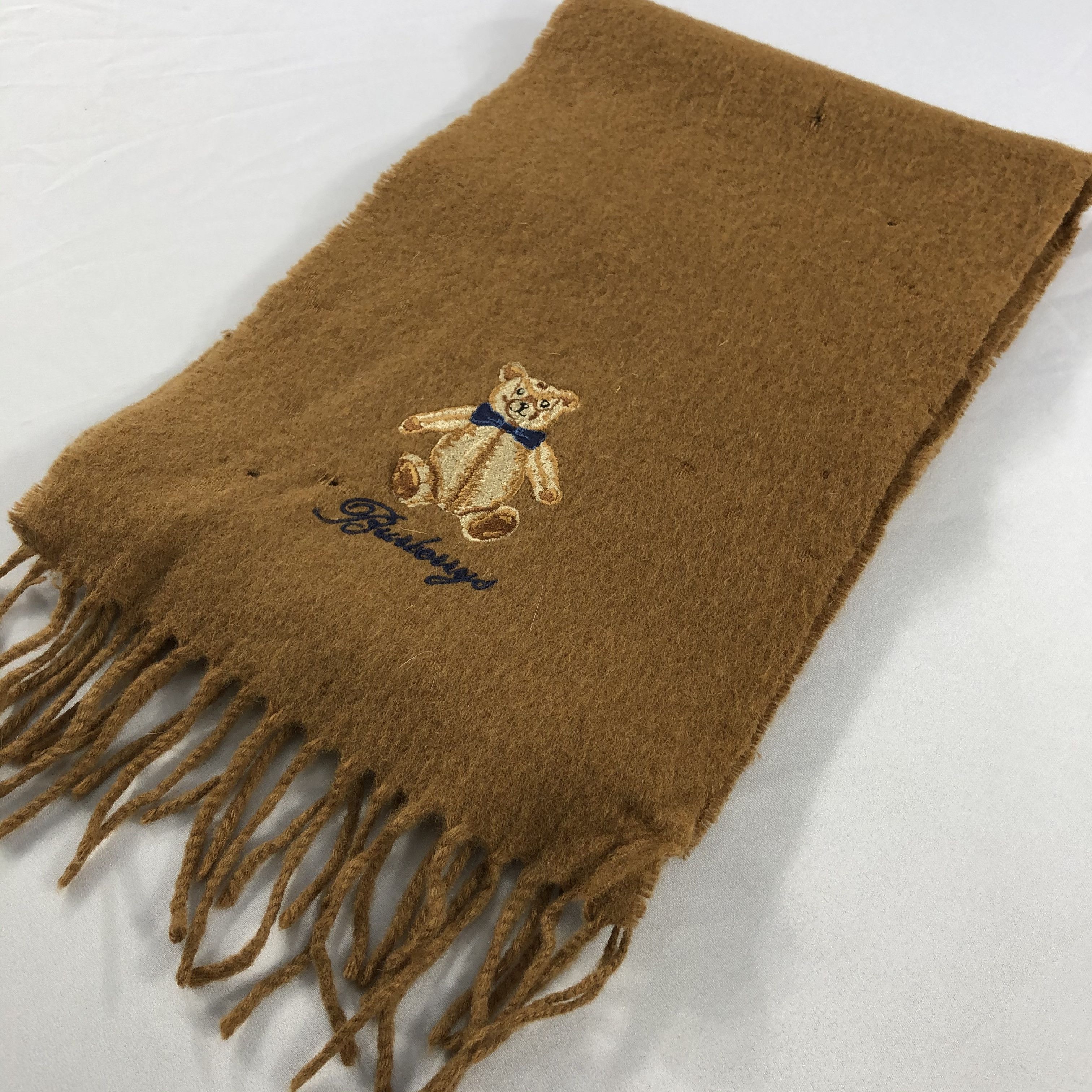 Burberry × Vintage Vintage Burberry Scarf - WW3296 Size ONE SIZE - 10 Thumbnail