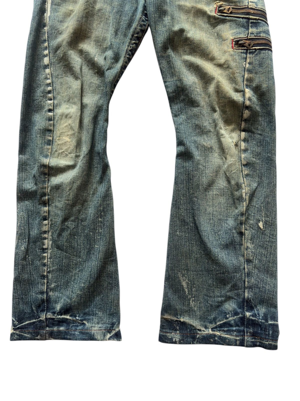 If Six Was Nine RATTLE TRAP DISTRESSED FADED JEANS Size US 31 - 4 Thumbnail