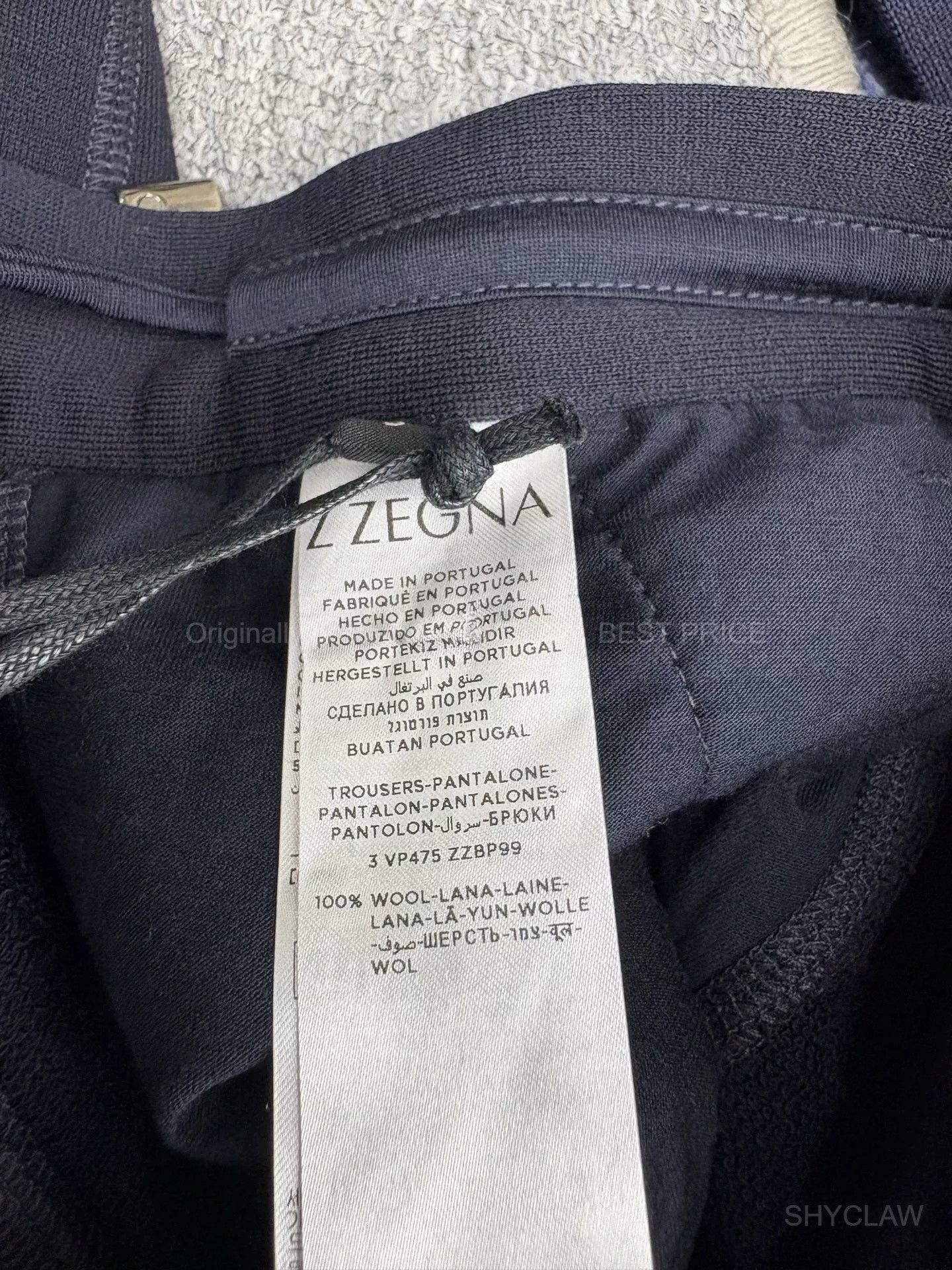 Z Zegna Z Zegna Maserati Collab 100% Wool Drawstring BFAJDEF441 Size US 30 / EU 46 - 5 Thumbnail