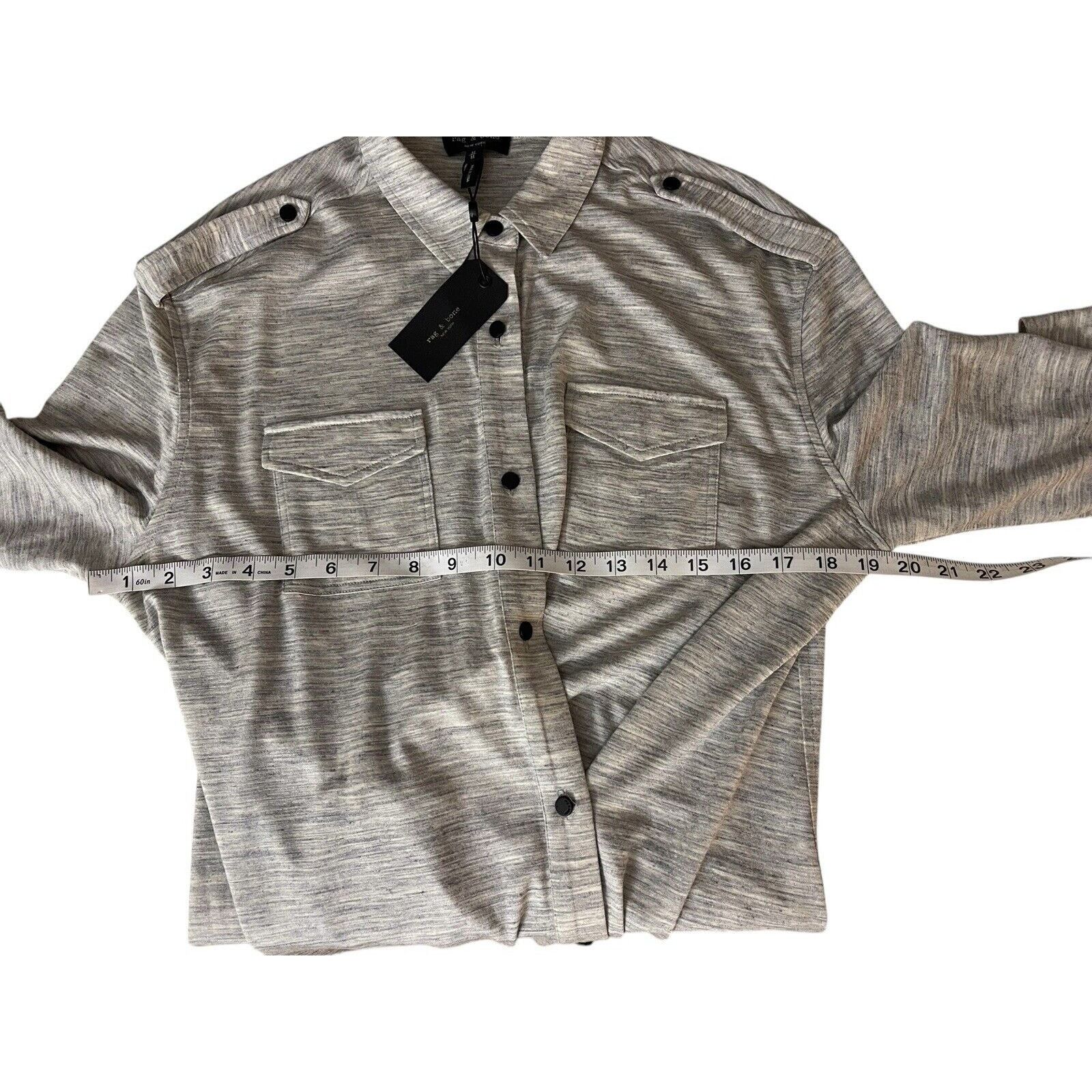 Rag & Bone Rag & Bone Layton Long Sleeve Grey Shirt Dress Size M New Size M / US 6-8 / IT 42-44 - 7 Thumbnail