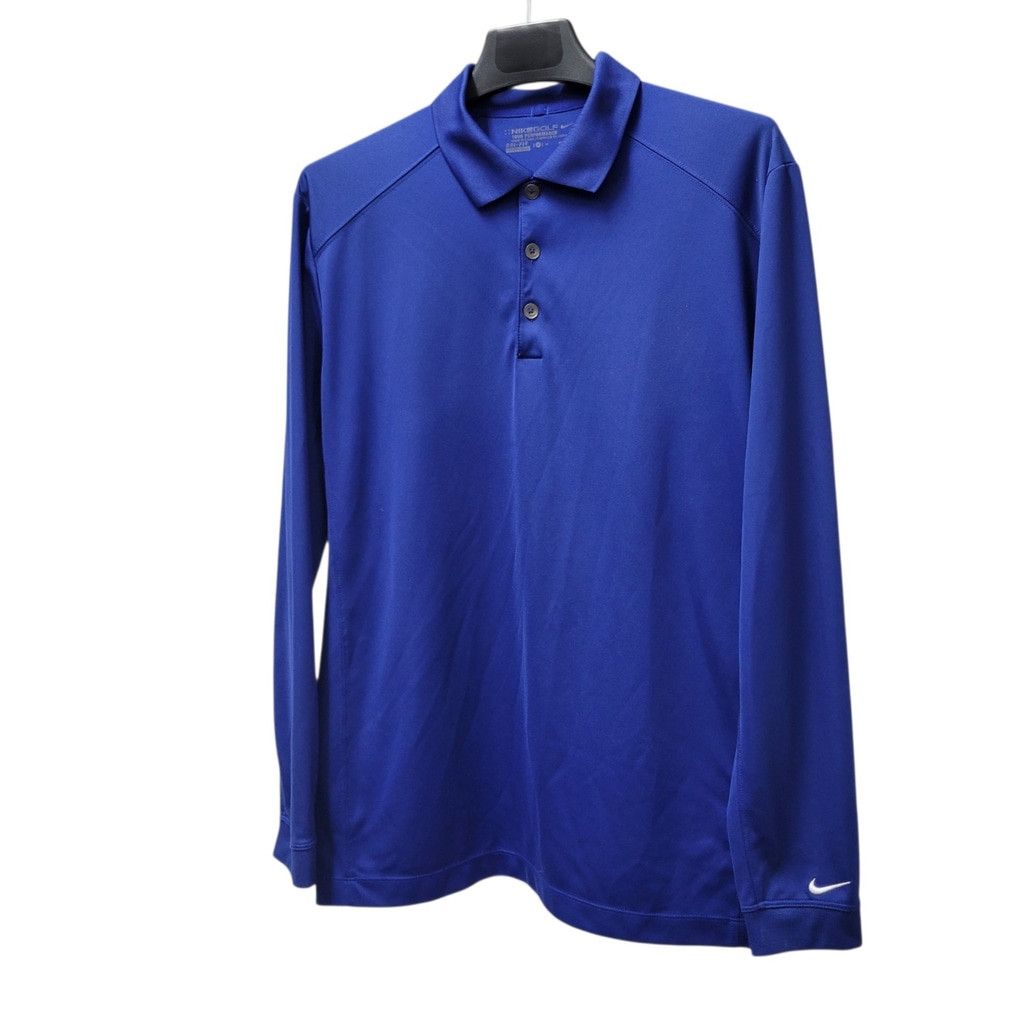 Nike Nike Golf Tour Performance Dri-FIT Long-Sleeves Collared Blu Size US M / EU 48-50 / 2 - 3 Thumbnail