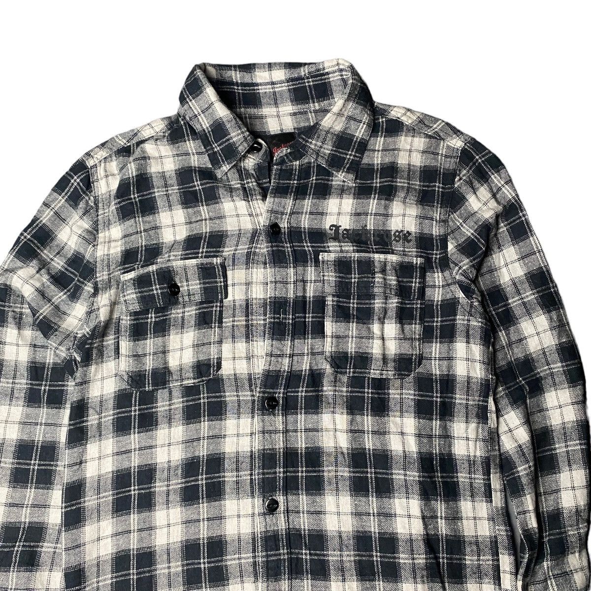 If Six Was Nine 2000's Jackrose Tribal Poem Plaid Shirts Size US S / EU 44-46 / 1 - 5 Thumbnail