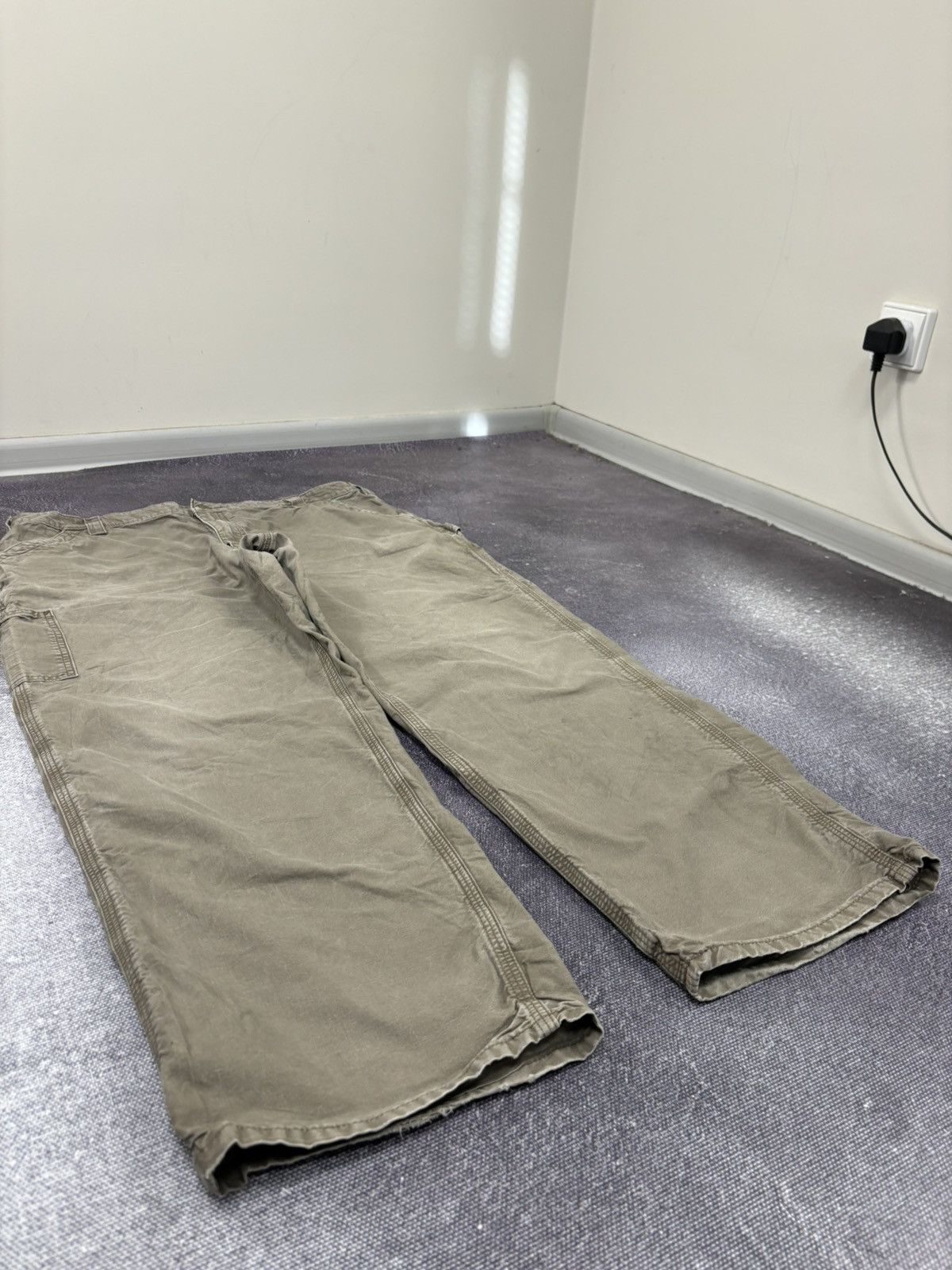 Carhartt Vintage Carhartt Original Dungaree Fit Carpenter Baggy Pants Size US 42 / EU 58 - 10 Thumbnail
