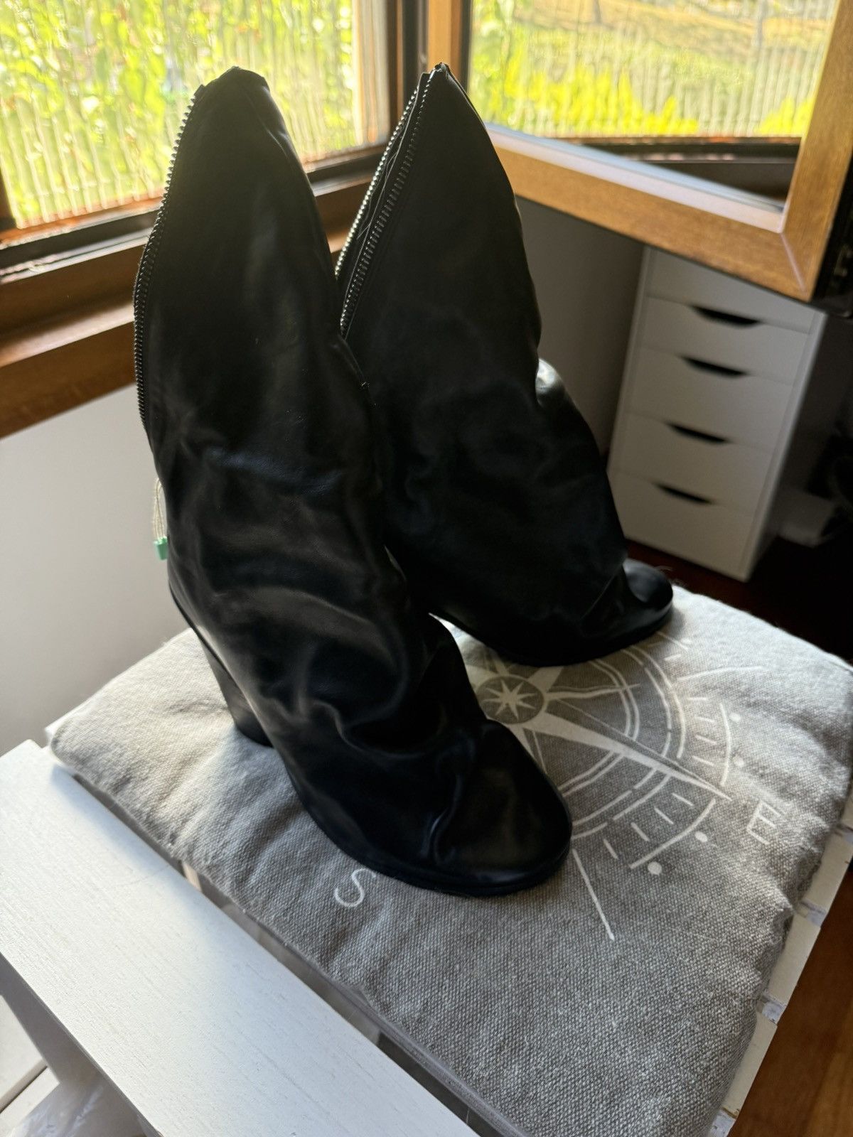 Marsell Marsèll Zampogna Black Leather Boots Size US 6 / IT 36 - 2 Thumbnail