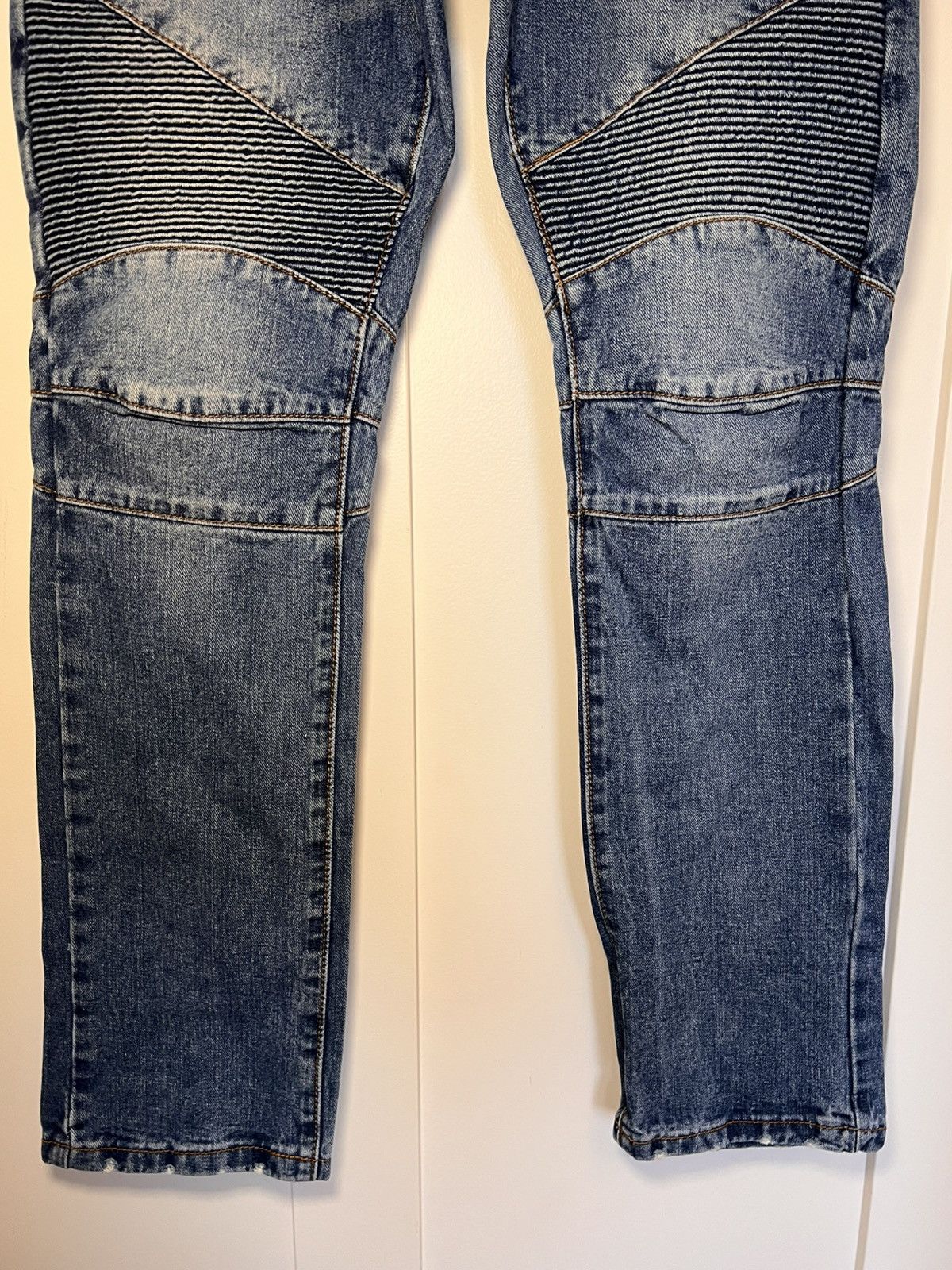 Balmain Vintage Balmain biker jeans Size US 34 / EU 50 - 8 Thumbnail