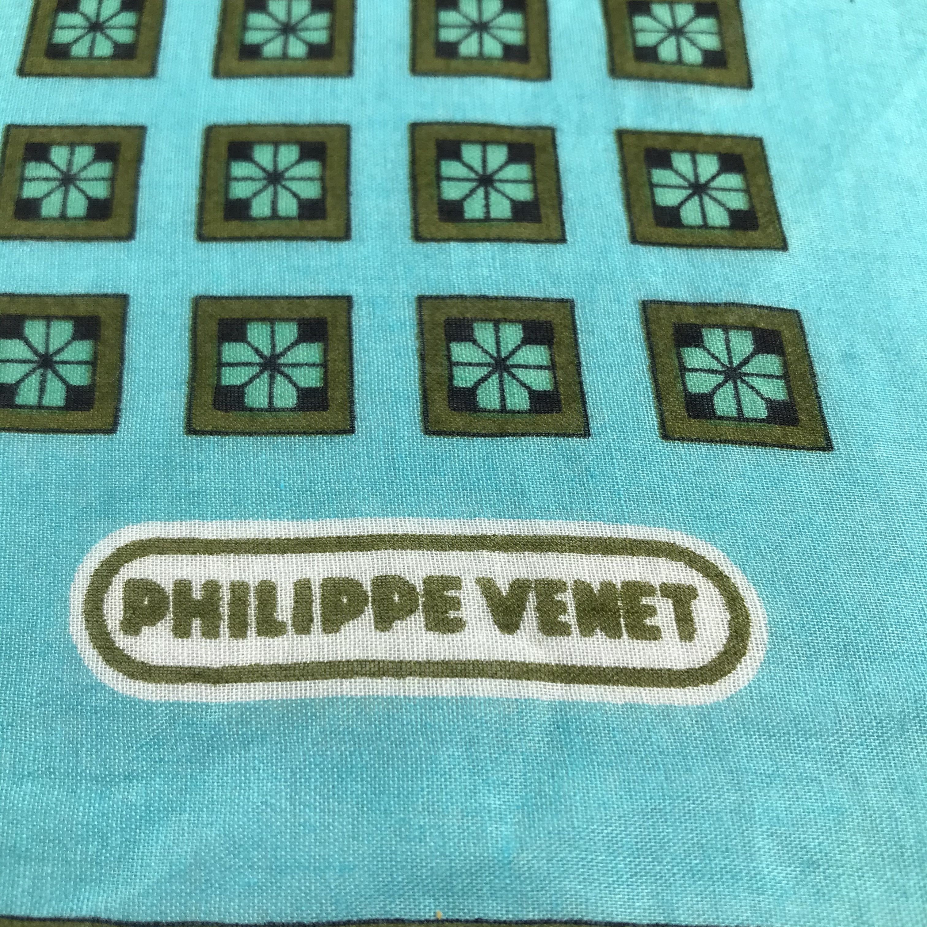Vintage Philippe Venet Handkerchief Neckerchief Bandana H938 Size ONE SIZE - 3 Thumbnail