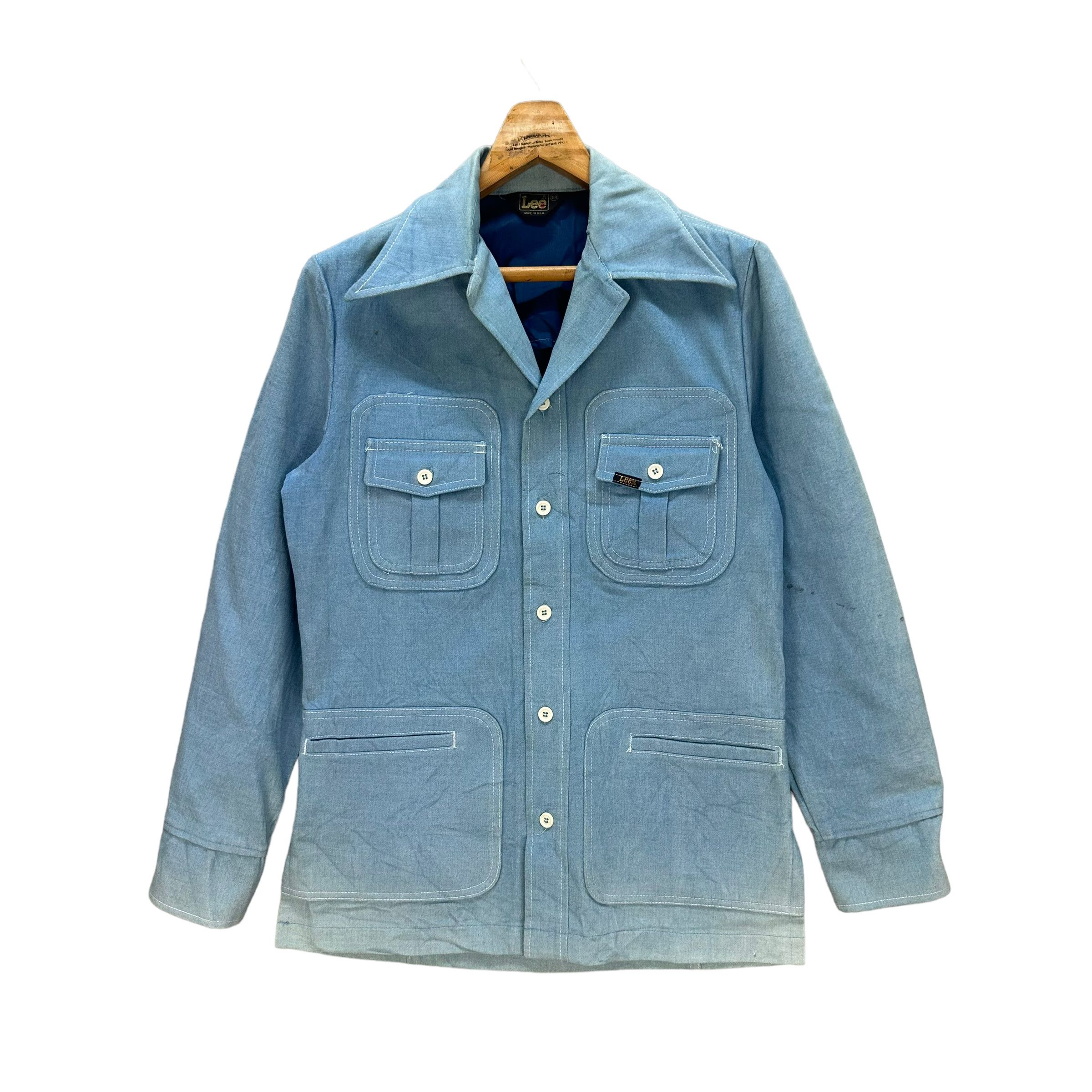 Lee VINTAGE 80's LEE CHORE JACKET #8113-202 Size US S / EU 44-46 / 1 - 1 Thumbnail