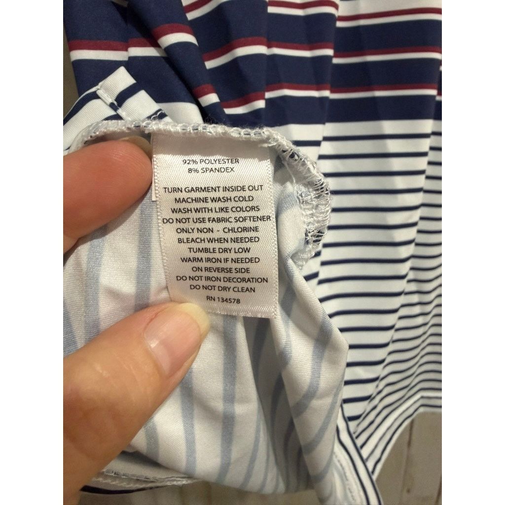 Vineyard Vines Vineyard Vines Men's Medium Striped Performance Polo Shirt Size US M / EU 48-50 / 2 - 5 Thumbnail