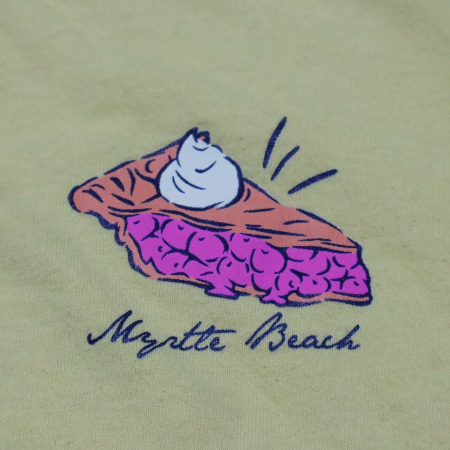 Delta Myrtle Beach South Carolina Southern Sweet Yellow Tee T-Shirt Size S Small Size US S / EU 44-46 / 1 - 3 Thumbnail