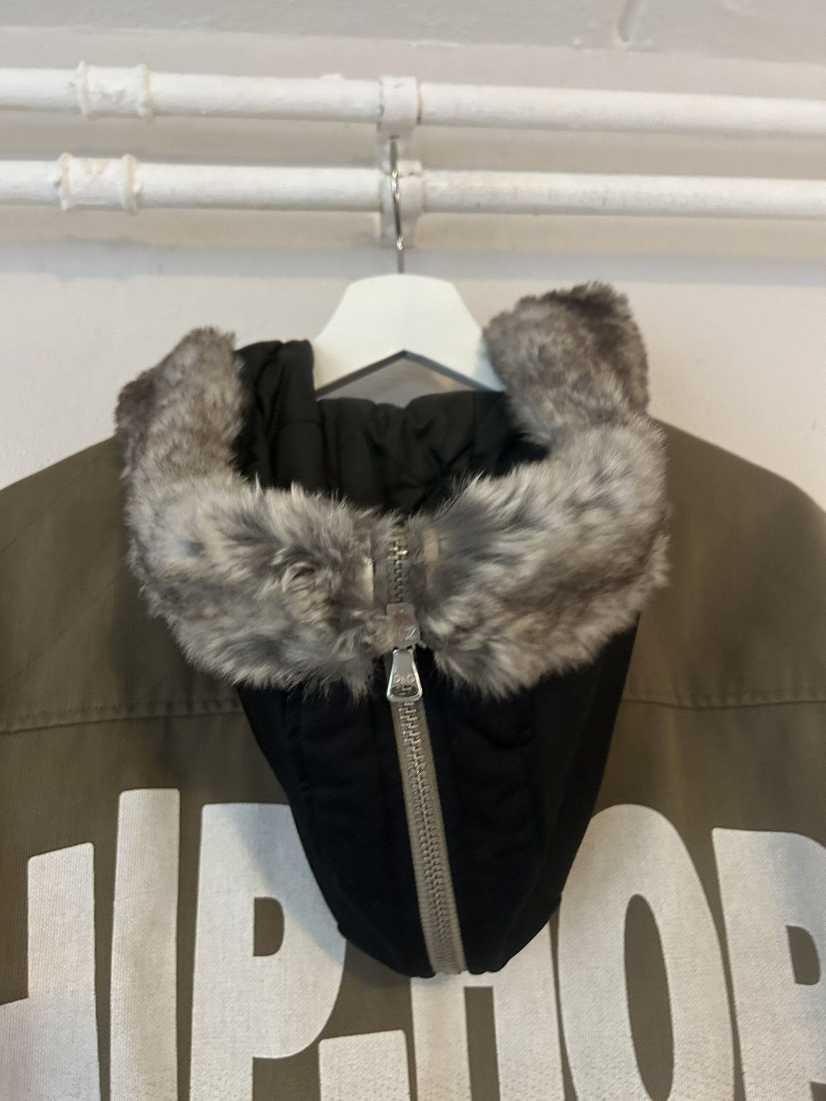 Dolce & Gabbana AW2003 Fur Hood Parka with Hip-Hop Graphic Size US L / EU 52-54 / 3 - 10 Thumbnail