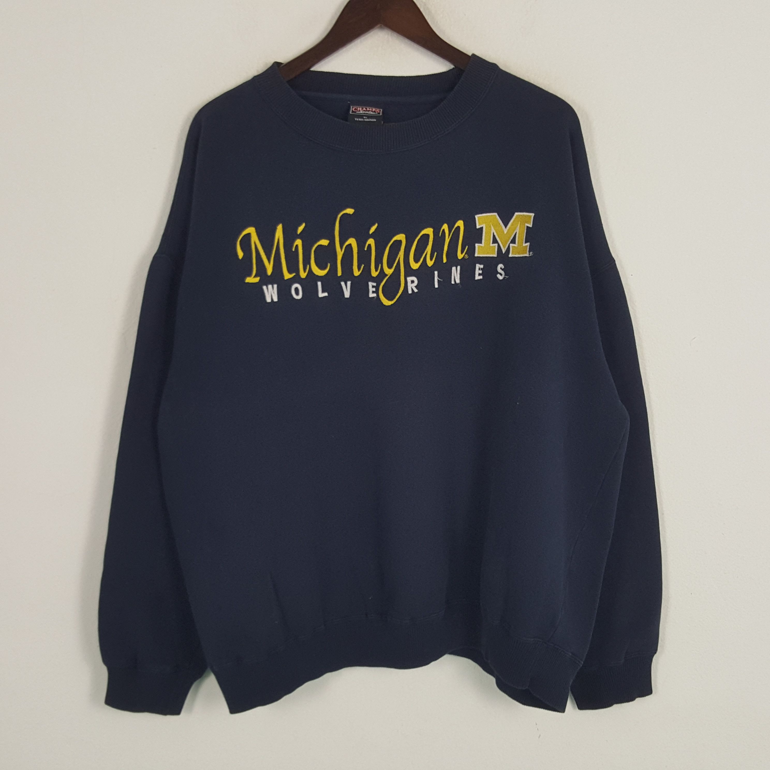 Vintage Vintage Michigan Wolverines Sweatshirt Size US XL / EU 56 / 4 - 1 Thumbnail
