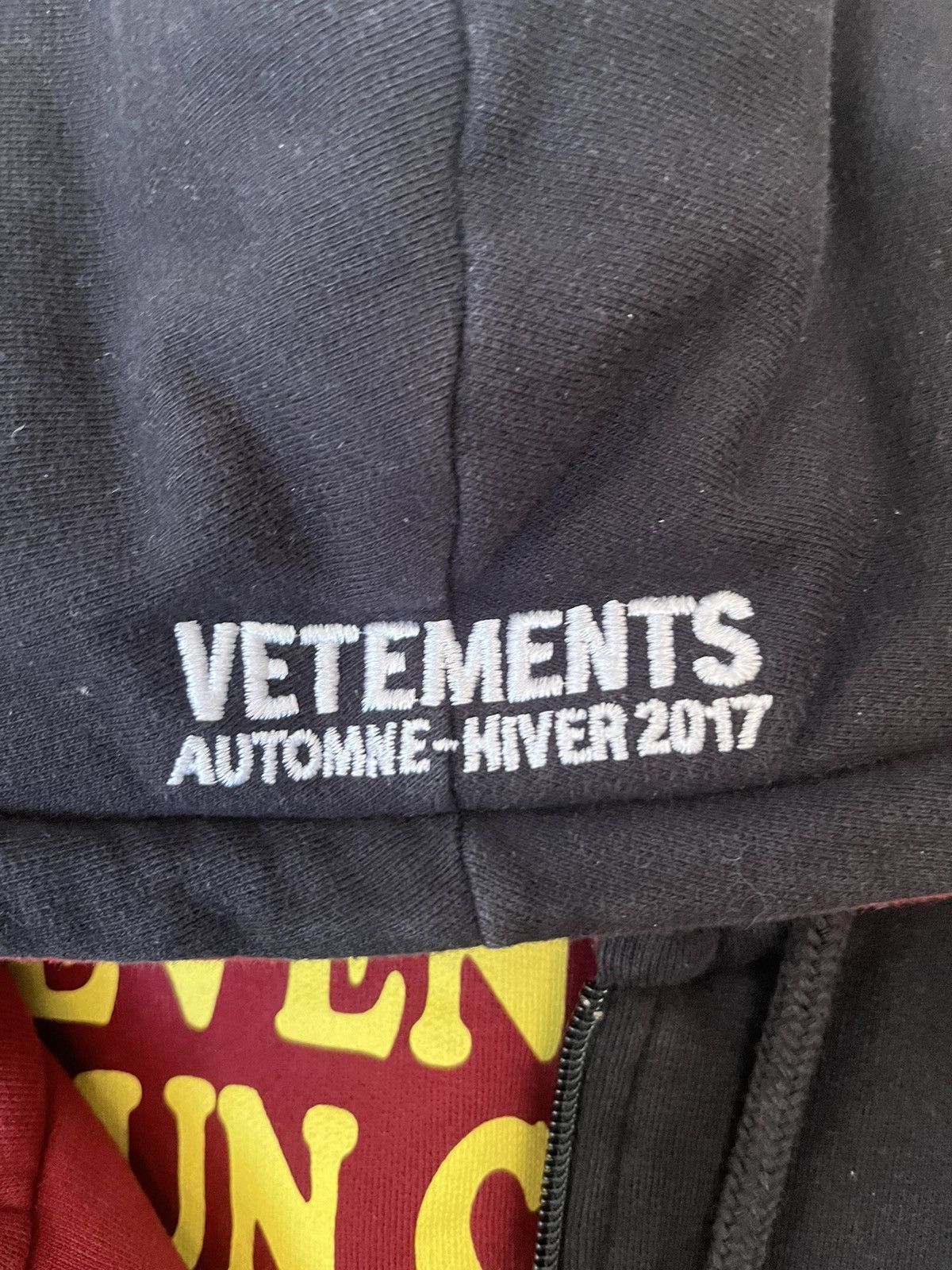 Vetements Vetements Total Fucking Darkness Zip Hoodie Size US XS / EU 42 / 0 - 7 Thumbnail