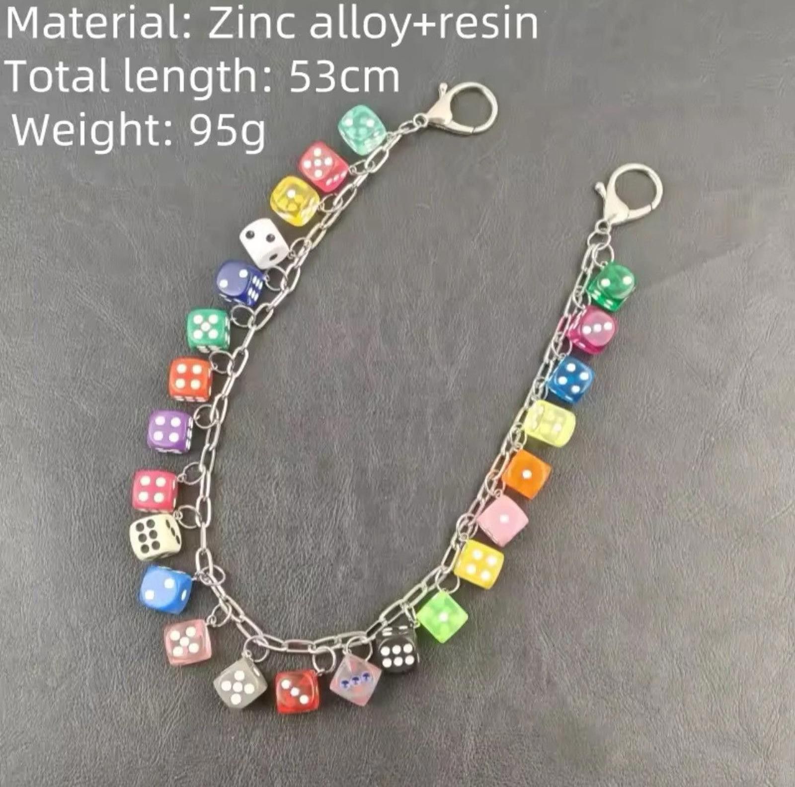 Other Multi Dice Waist Pants Keychain Size ONE SIZE - 3 Thumbnail