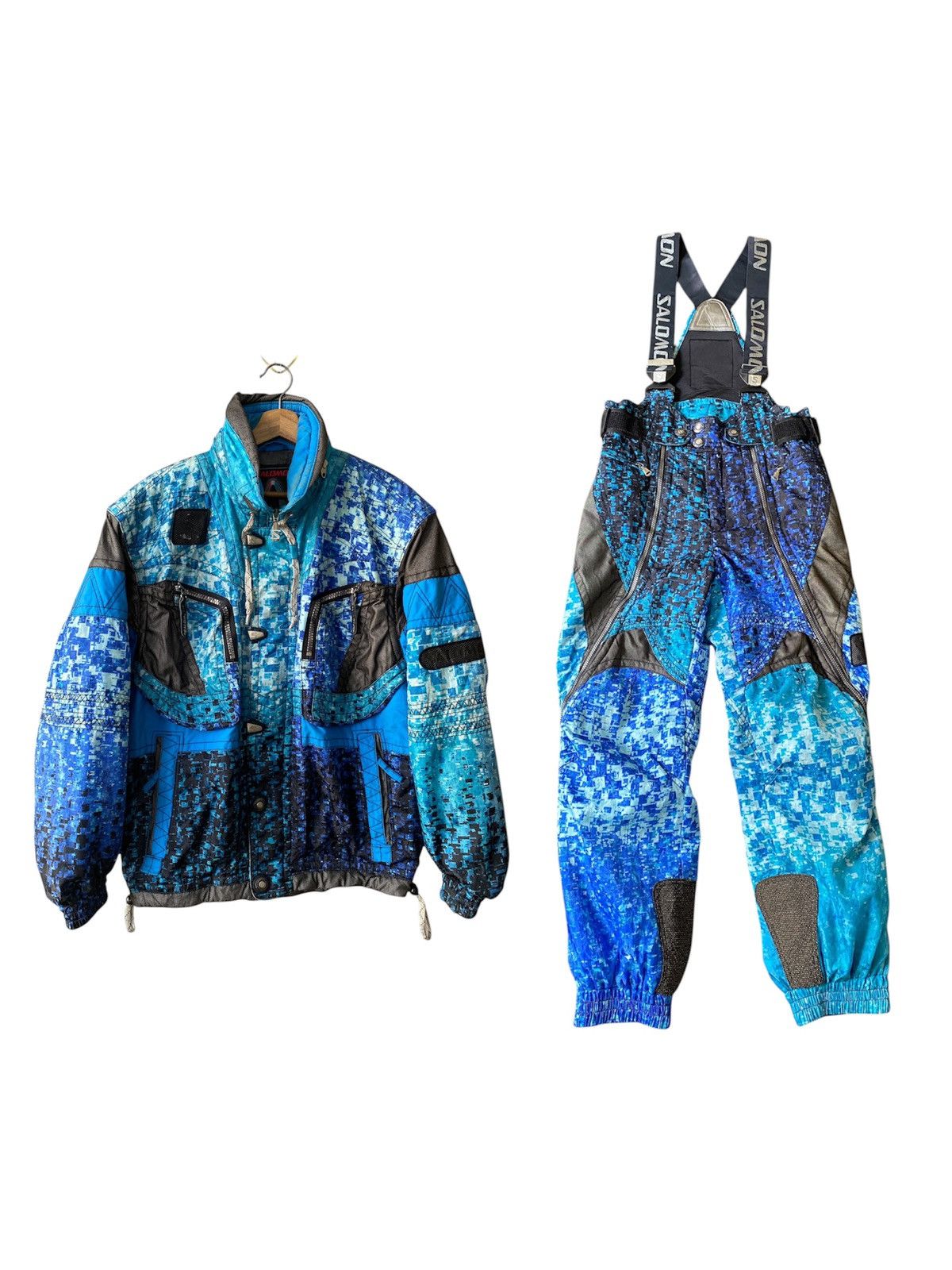 Salomon × Vintage Vintage 90s Salomon Ski One Set Size US L / EU 52-54 / 3 - 1 Thumbnail