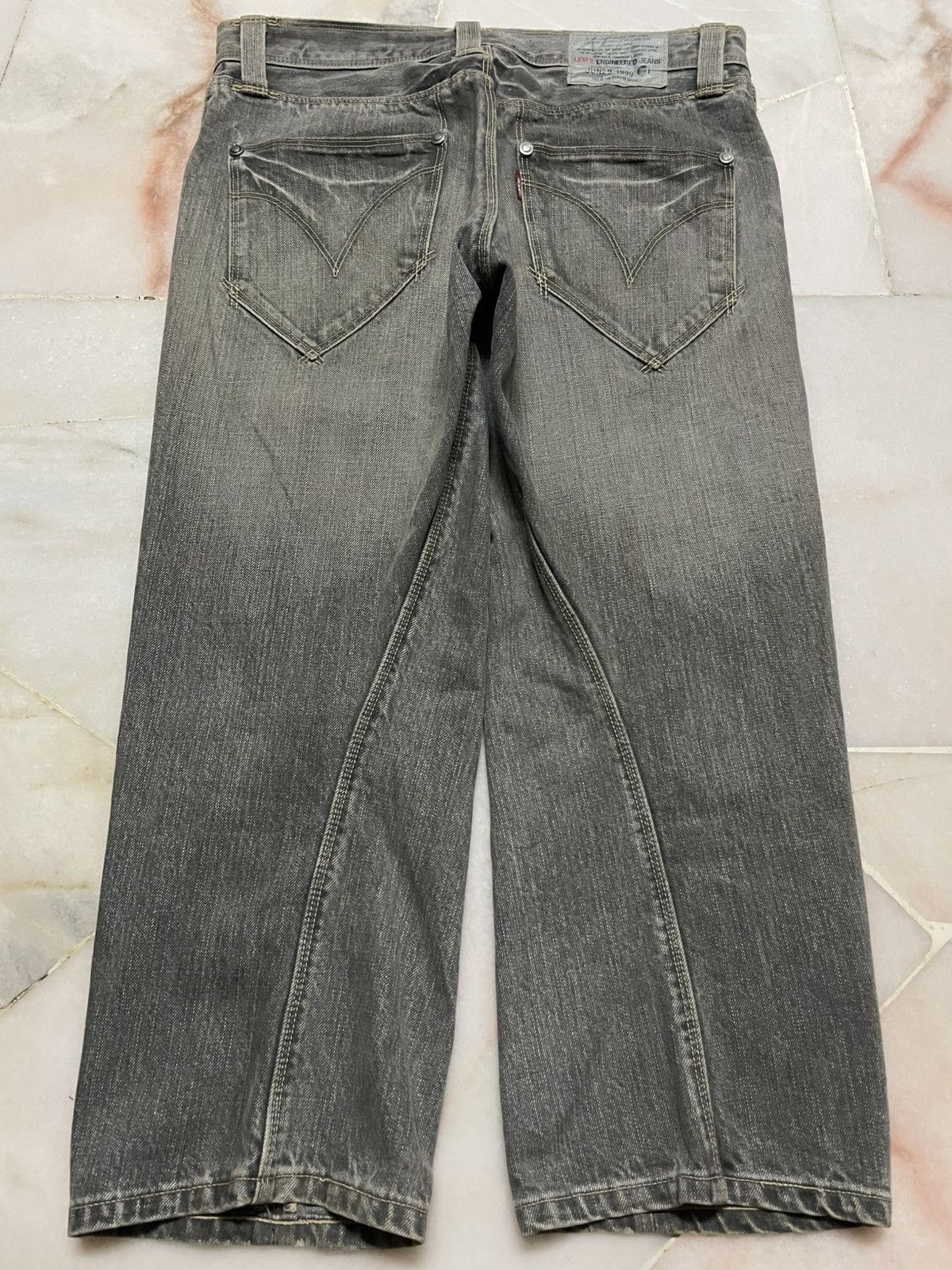 Levi's 💥Vintage 90s Levi’s Engineered Jeans Claw Mudwash Quarter Size US 30 / EU 46 - 12 Thumbnail