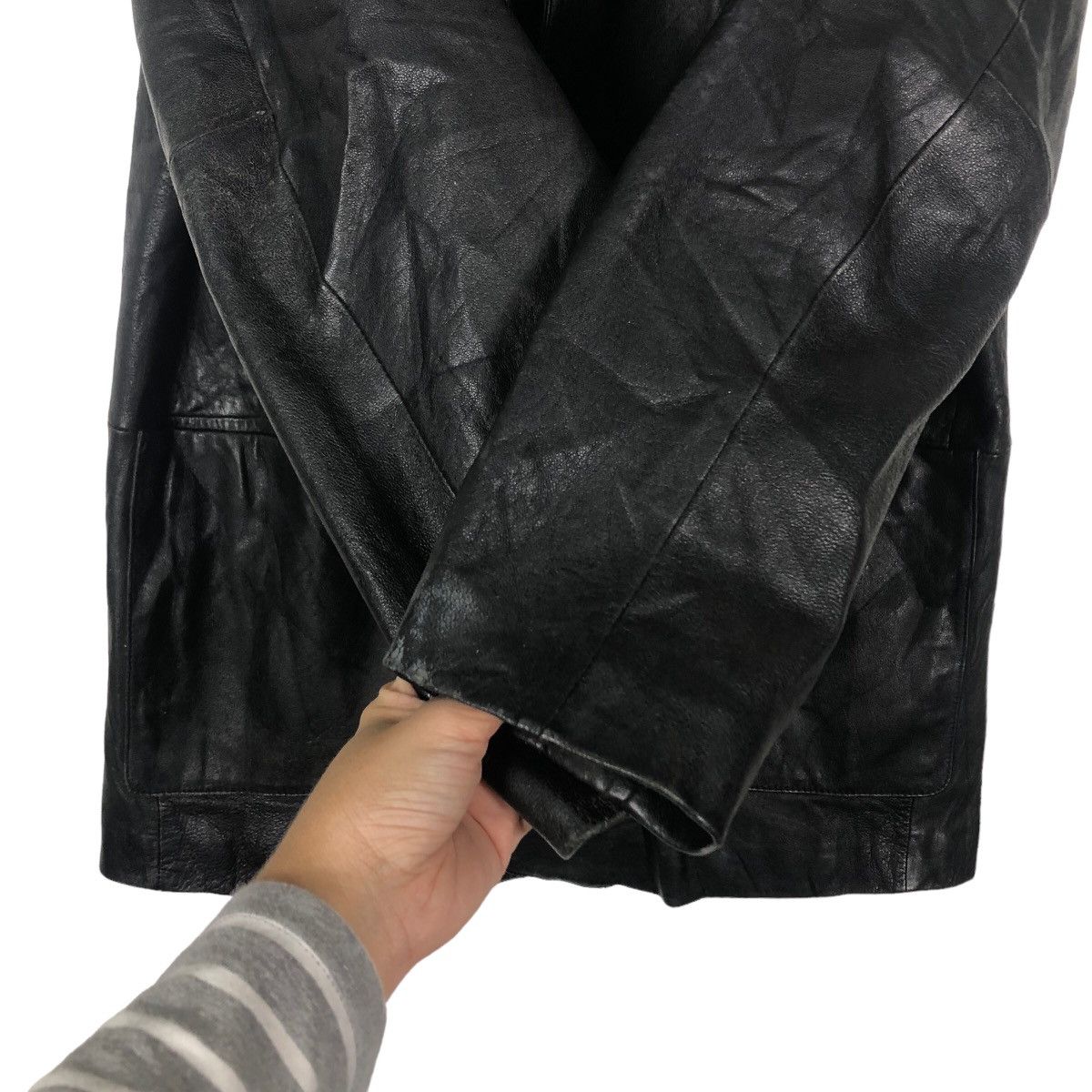 Genuine Leather 🔥90’s Biker Leather Jacket Wilsons Leather Pelle Studio Size US M / EU 48-50 / 2 - 12 Thumbnail