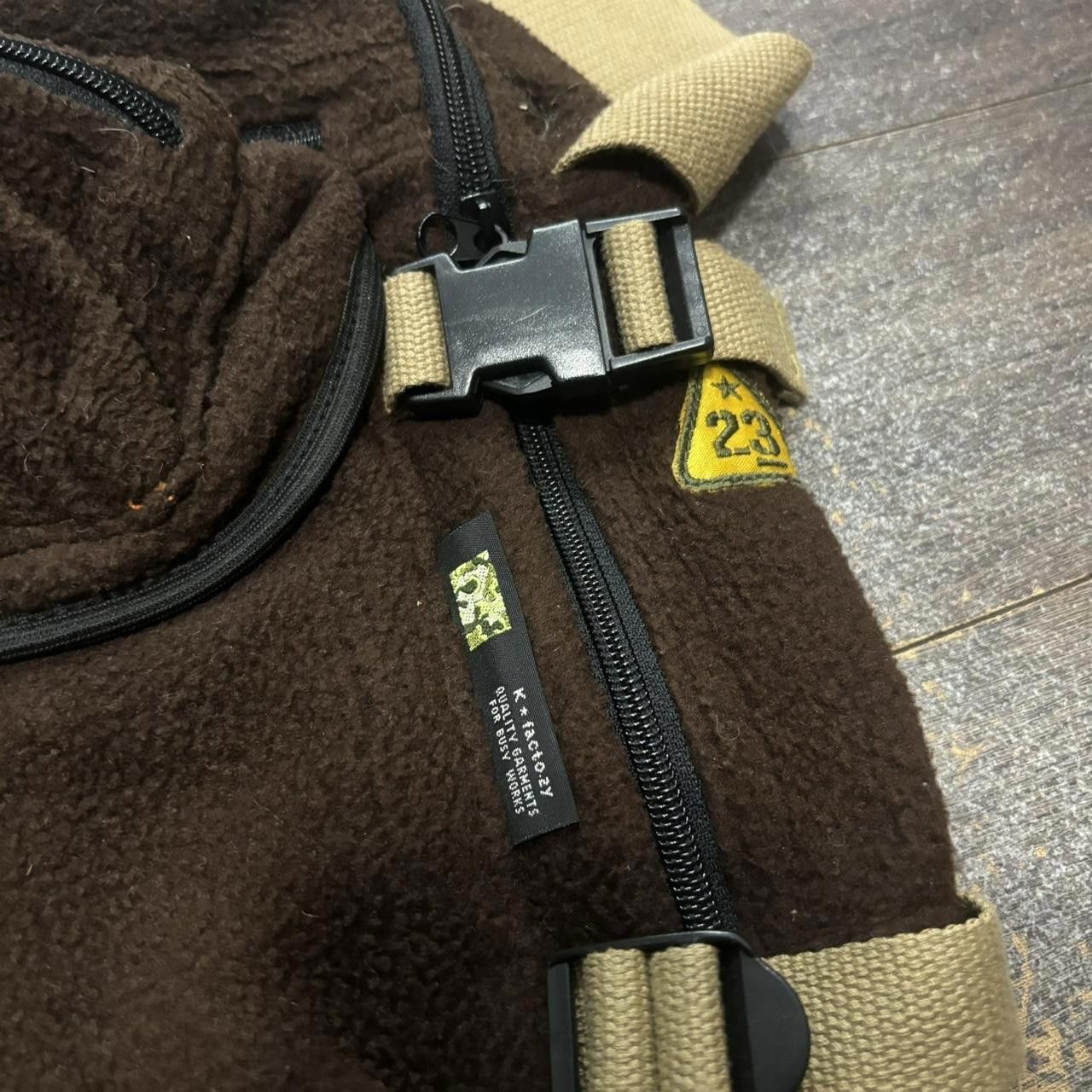 Designer k-factory fleece shoulder bag 00s OS Size ONE SIZE - 4 Thumbnail