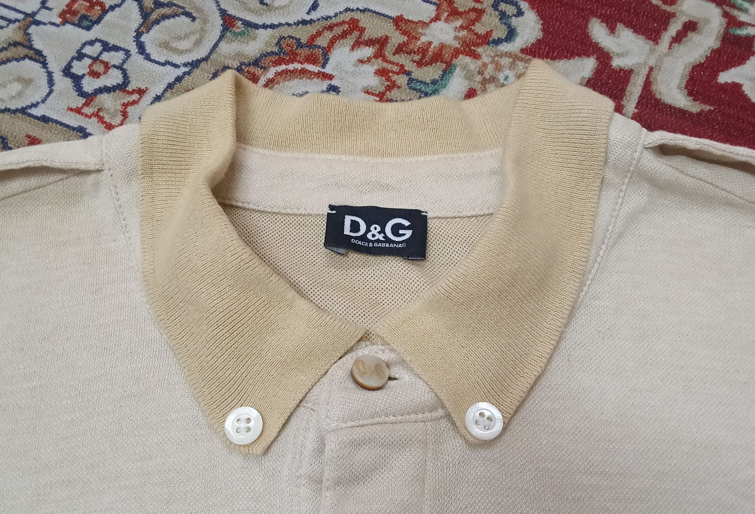 Dolce & Gabbana Dolce & Gabbana Polo Shirt Size US L / EU 52-54 / 3 - 4 Thumbnail