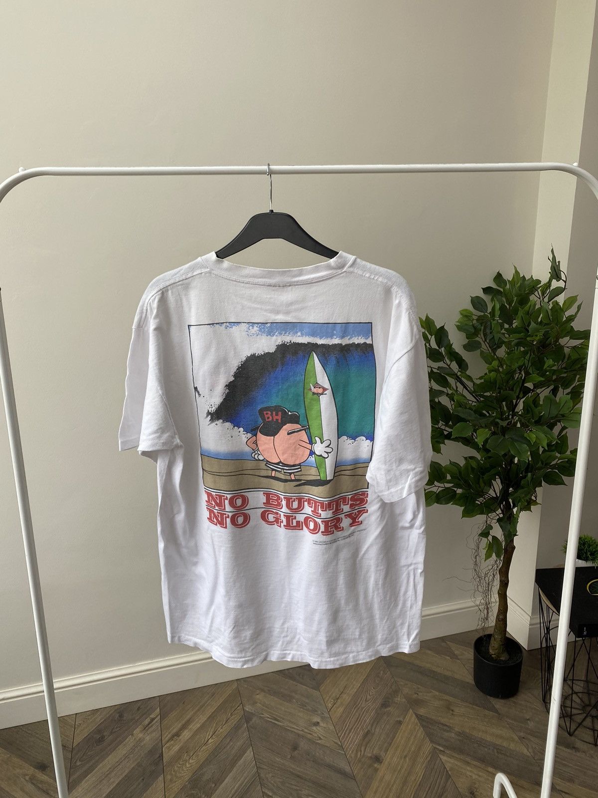 Band Tees × Designer × Vintage Vtg 1993 ButtHead Surfing USA Big Print Size US XL / EU 56 / 4 - 1 Thumbnail