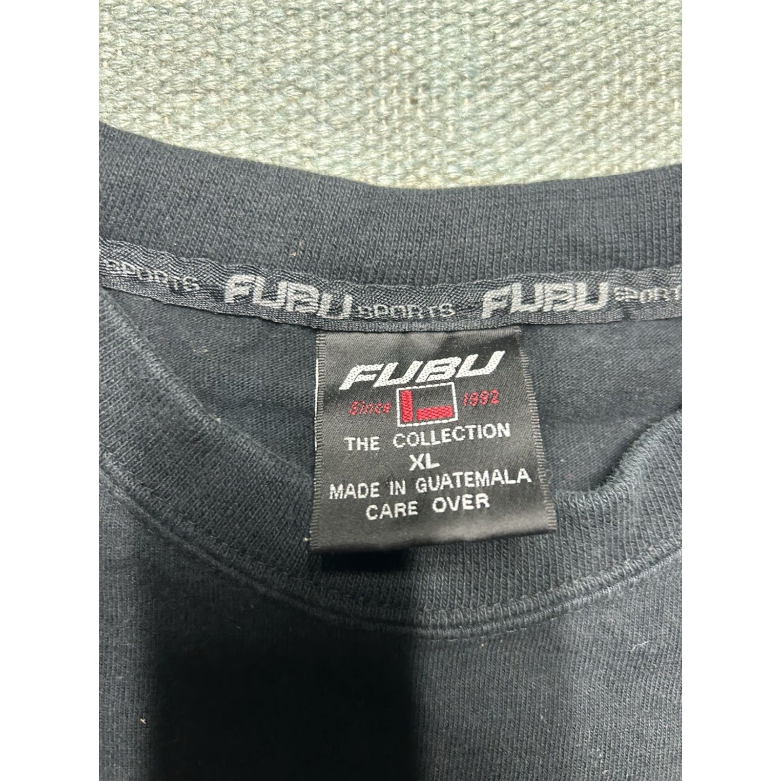 Fubu VINTAGE FUBU T-Shirt Embroidered Hip Hop Streetwear Black XL Men Adult Size US XL / EU 56 / 4 - 3 Thumbnail