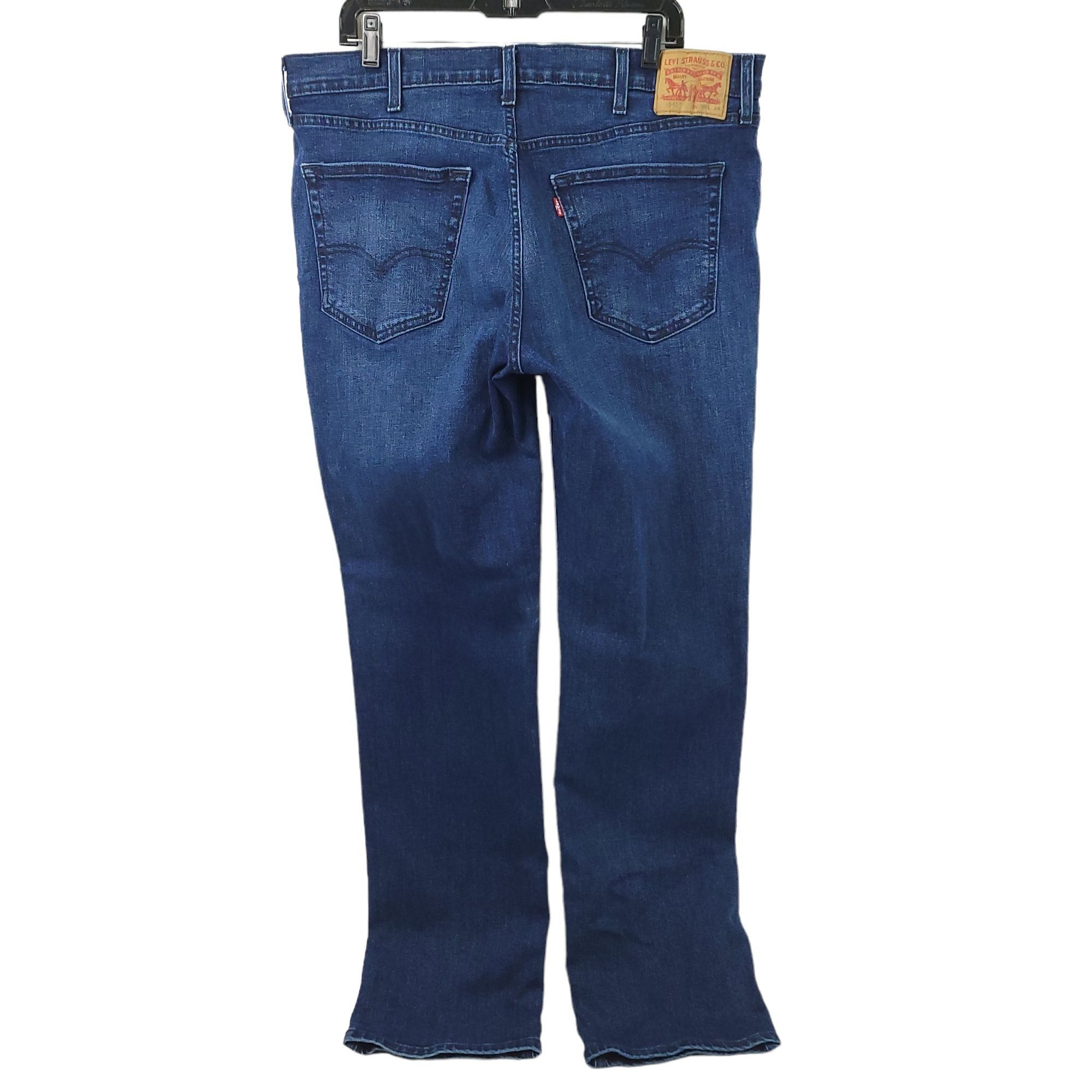 Levi's Levis 541 Jeans Mens 38x34 (Fit 38x32) Athletic Taper Fit Size US 38 / EU 54 - 2 Thumbnail
