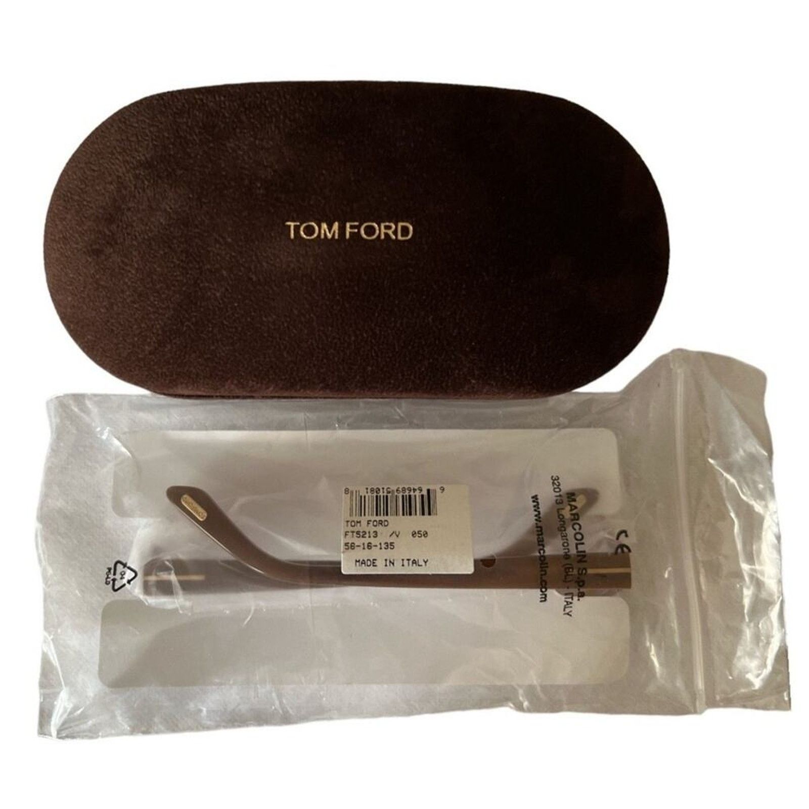 Tom Ford TOM FORD Dark Brown & Purple Rectangle Eyeglasses 54-16-135 Size ONE SIZE - 7 Thumbnail