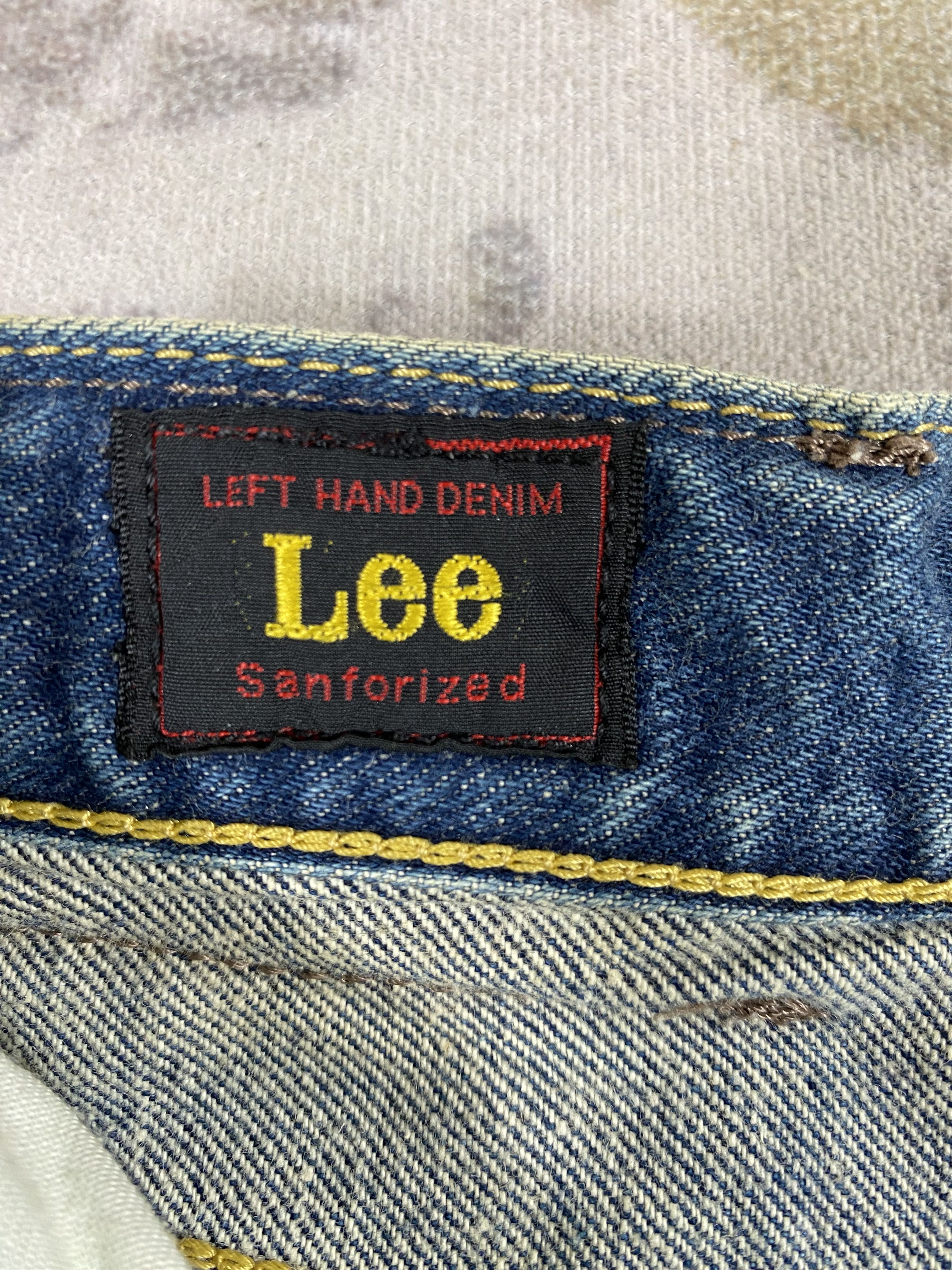 Vintage 31x32.5 Vintage 80s Lee Distressed Selvedge Redline-JN3948 Size US 31 - 9 Thumbnail