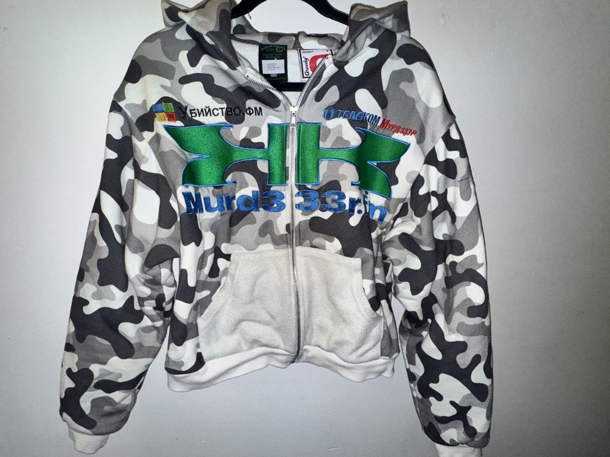 Greedy Unit × murd333r.fm Greedy Unit x Murd333r.fm Camo Multi Tag Size US S / EU 44-46 / 1 - 1 Thumbnail