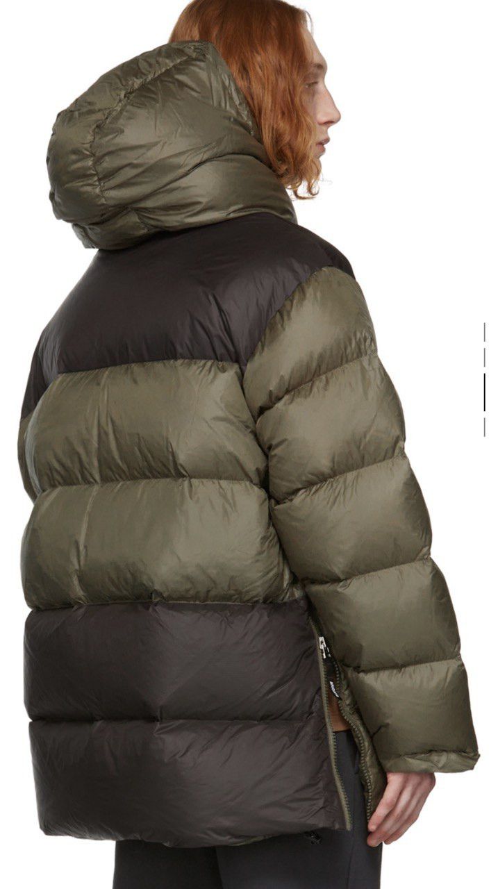 Axel Arigato Axel Arigato Khaki & Black Down Puffer Jacket Size US M / EU 48-50 / 2 - 4 Thumbnail