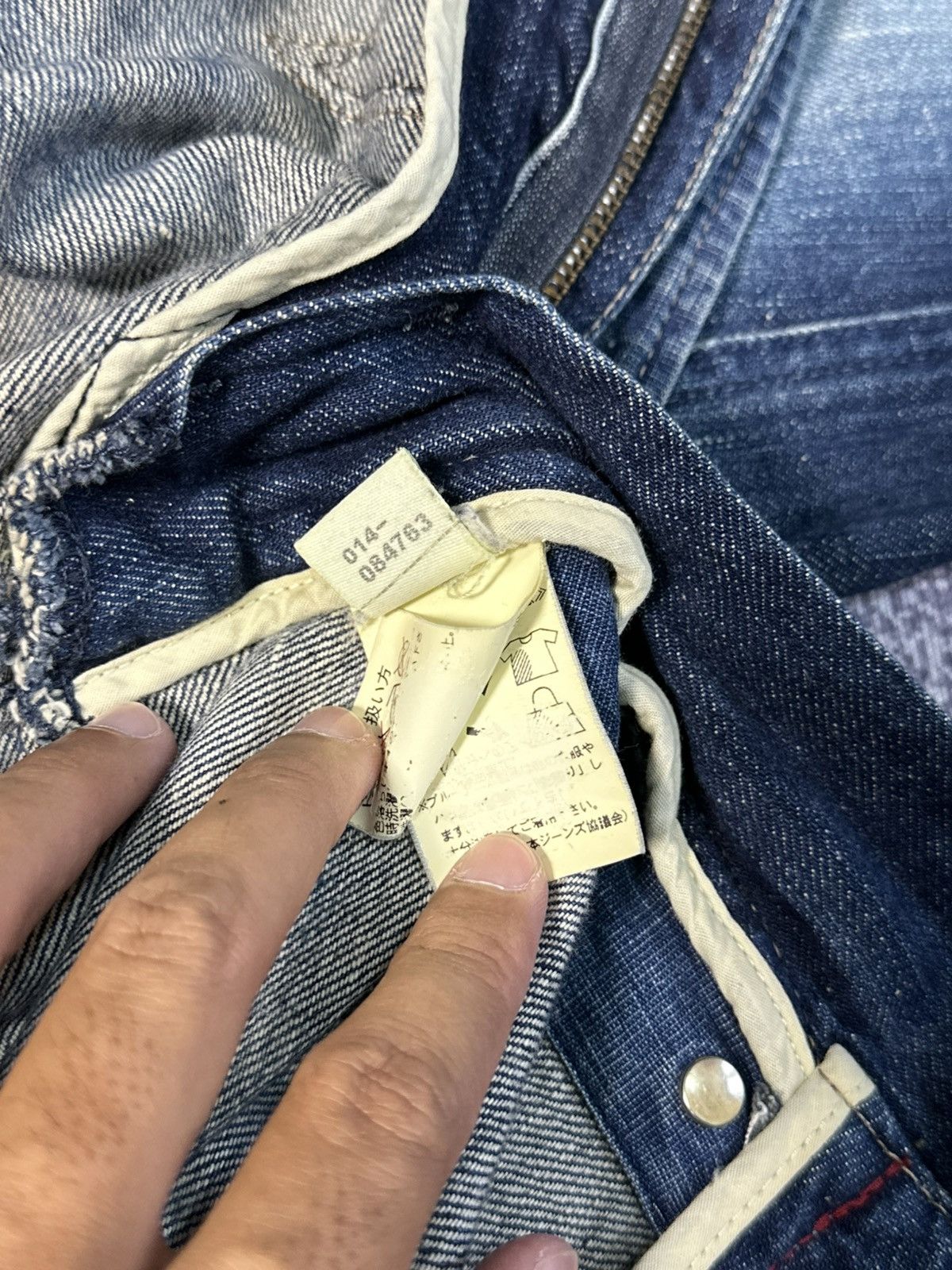 Marithe + Francois Girbaud 00s Marithe Francois Girbaud Bondage Washed Denim Jeans Size US 31 - 12 Thumbnail