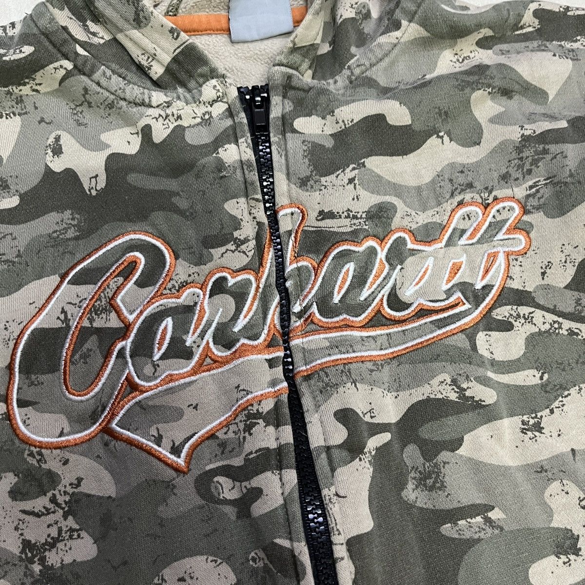 Carhartt Carhartt Camo Sleeveless Hoodie Zipper Size US S / EU 44-46 / 1 - 4 Thumbnail