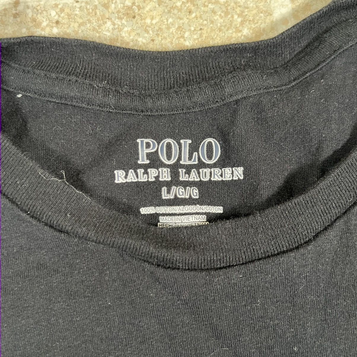 Polo Ralph Lauren Polo Ralph Lauren Shirt Mens L Black Long Sleeve Polo Bear Size US L / EU 52-54 / 3 - 4 Thumbnail