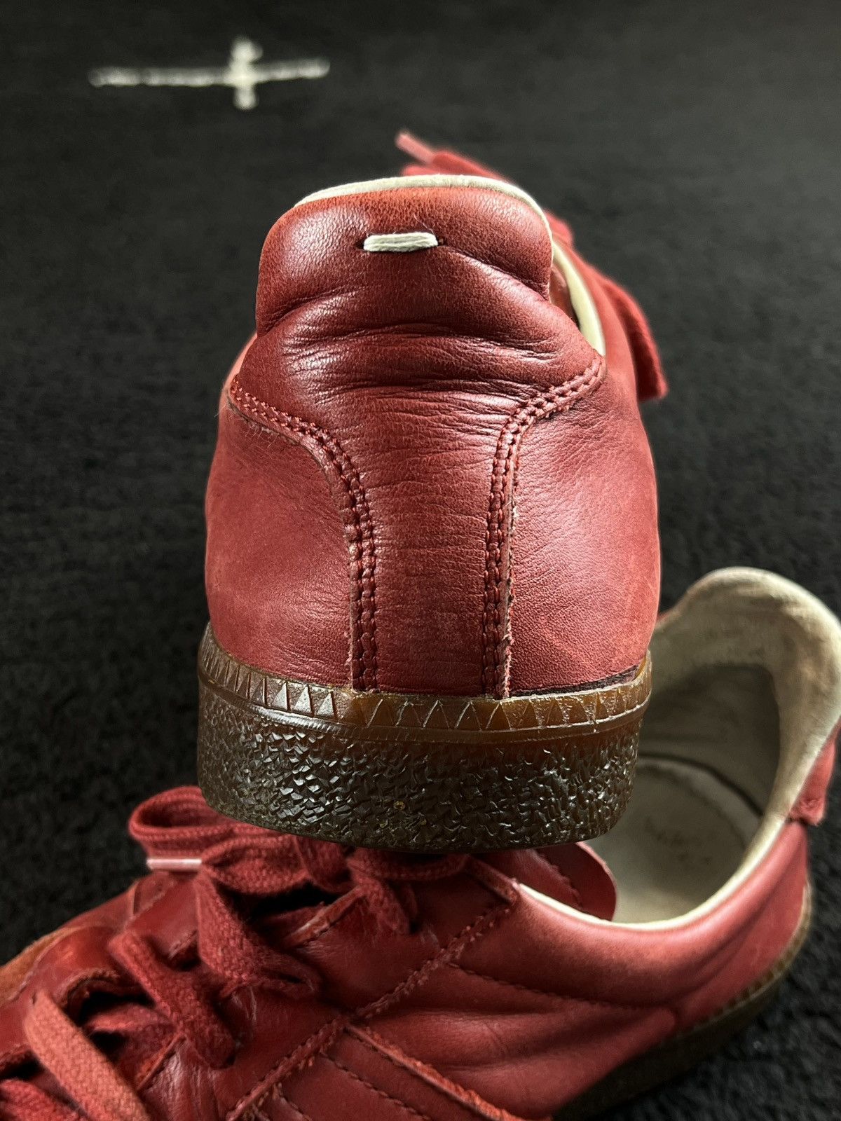 Maison Margiela AW05 Maison Margiela Vintage Red Leather Replica Gats Size US 9 / EU 42 - 7 Thumbnail