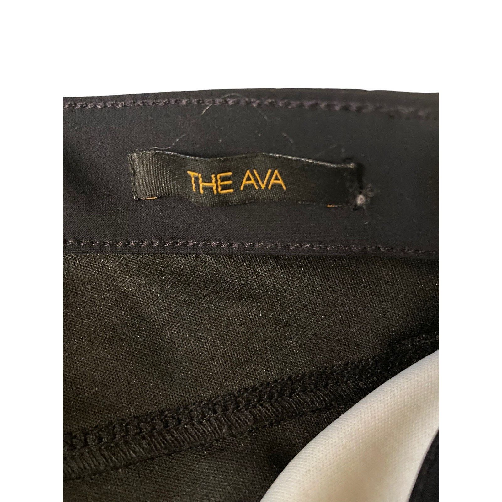 Genetic Denim Genetic Denim NEW "The Ava" Black White Colorblock Pants Size 27" / US 4 / IT 40 - 9 Thumbnail