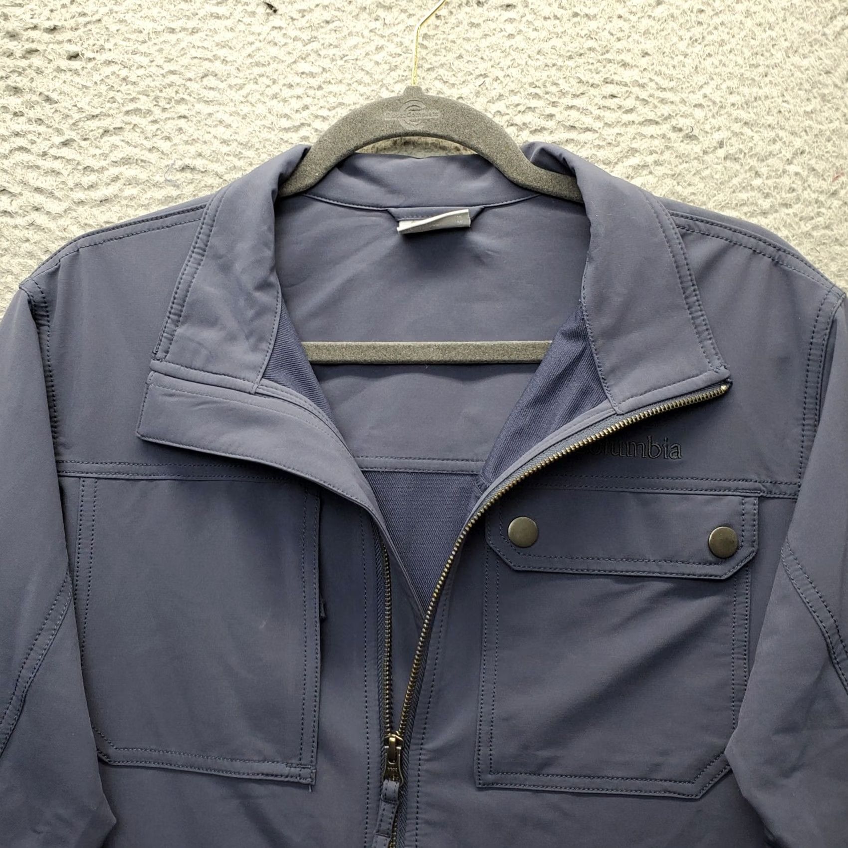 Vintage Columbia Jacket Mens M Blue Lightweight Full Zip Outdoor Embroidered Logo Windbreaker Outdoor Mens Size M Blue Size US M / EU 48-50 / 2 - 3 Thumbnail