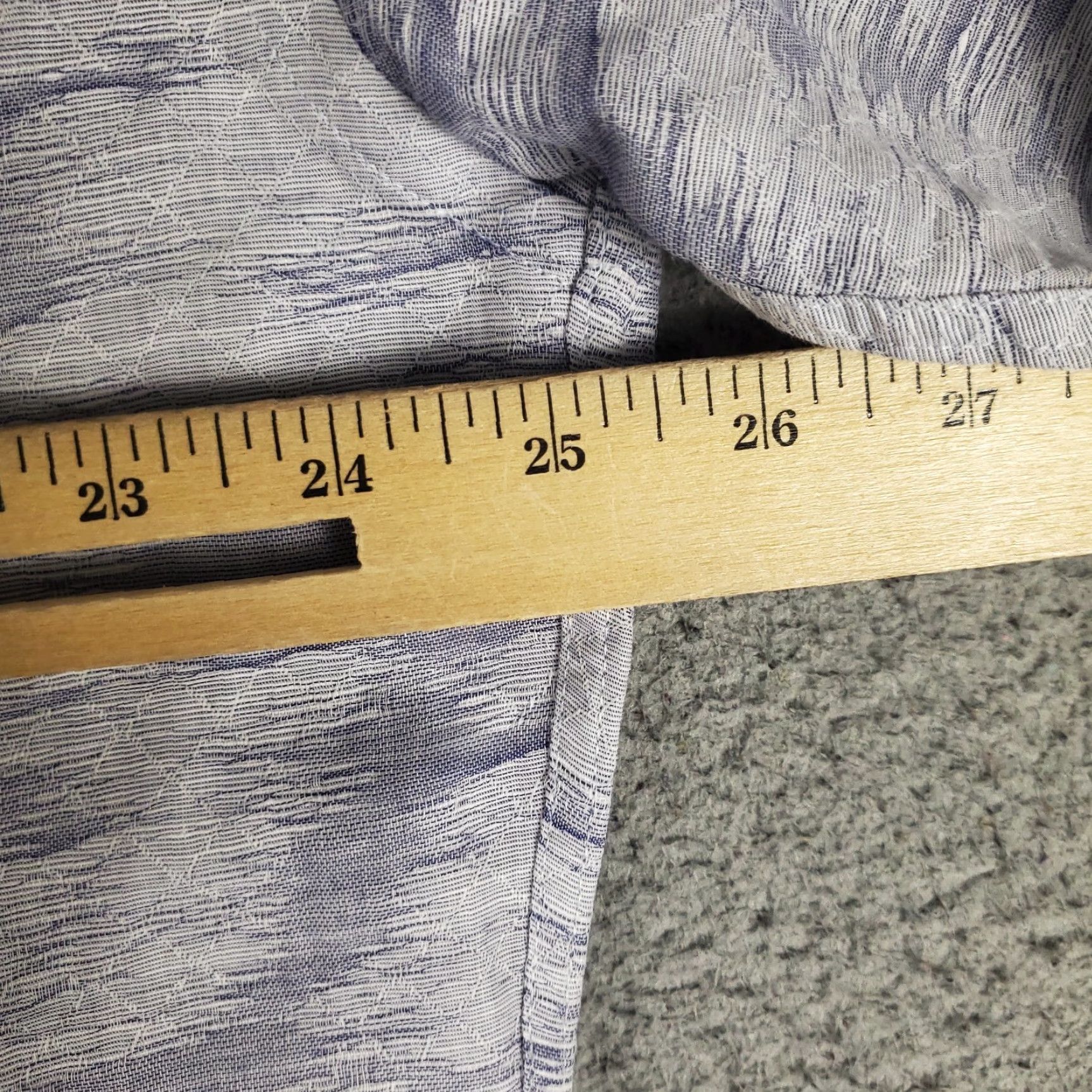 Maceoo Maceoo Shirt Mens 2XL Blue Color Cotton Linen Button-Up Long Sleeve Classic Size US XXL / EU 58 / 5 - 5 Thumbnail