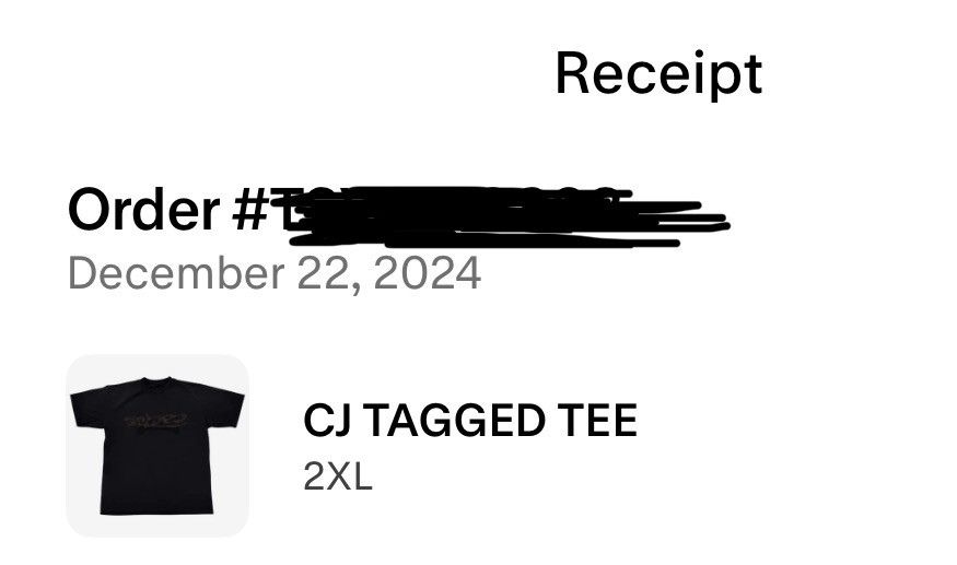 Travis Scott Travis Scott CJ Tagged Tee Size US XXL / EU 58 / 5 - 5 Thumbnail