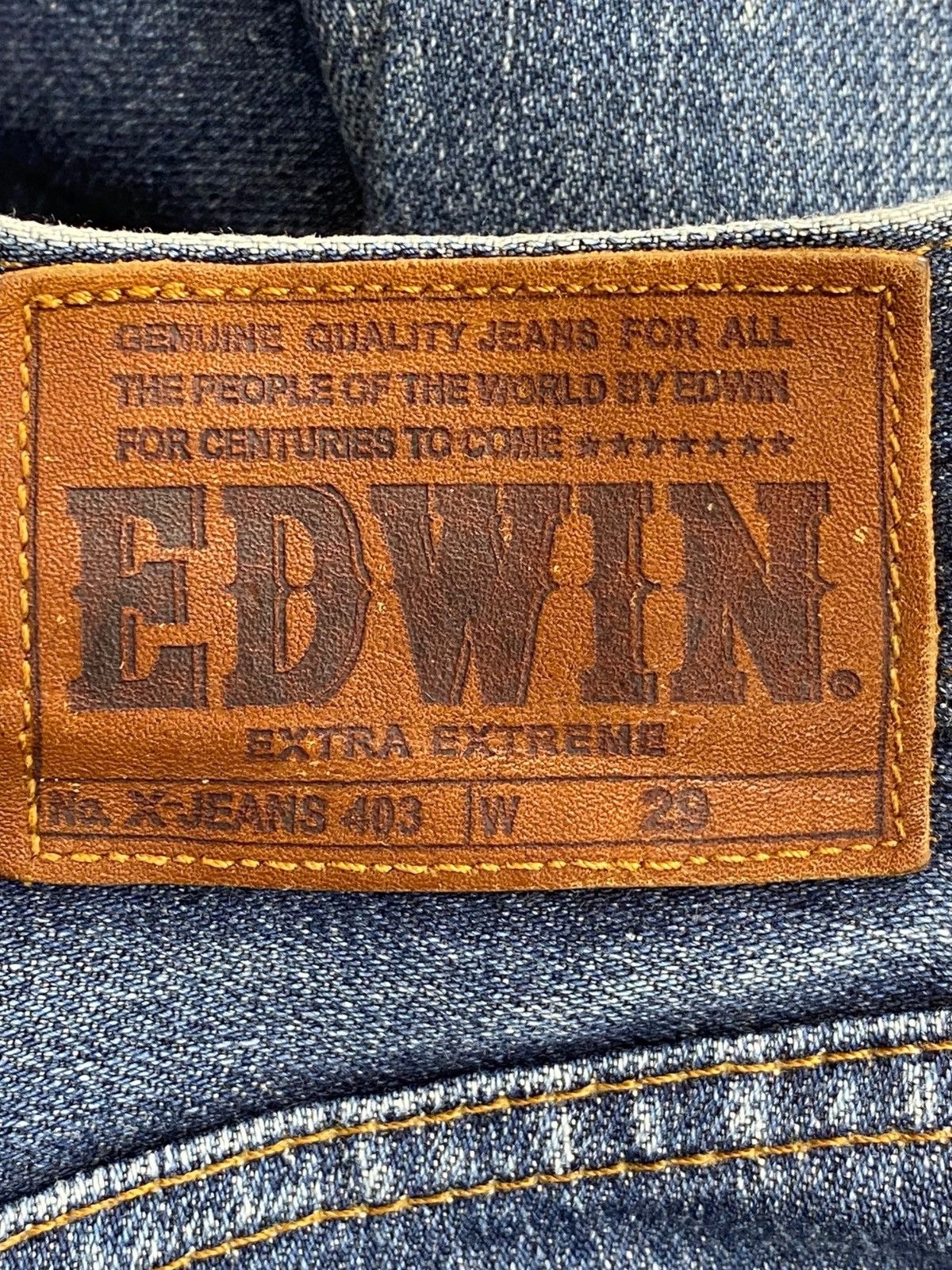 Edwin Edwin Faded Wash Straight Leg Style Jeans Size US 28 / EU 44 - 11 Thumbnail