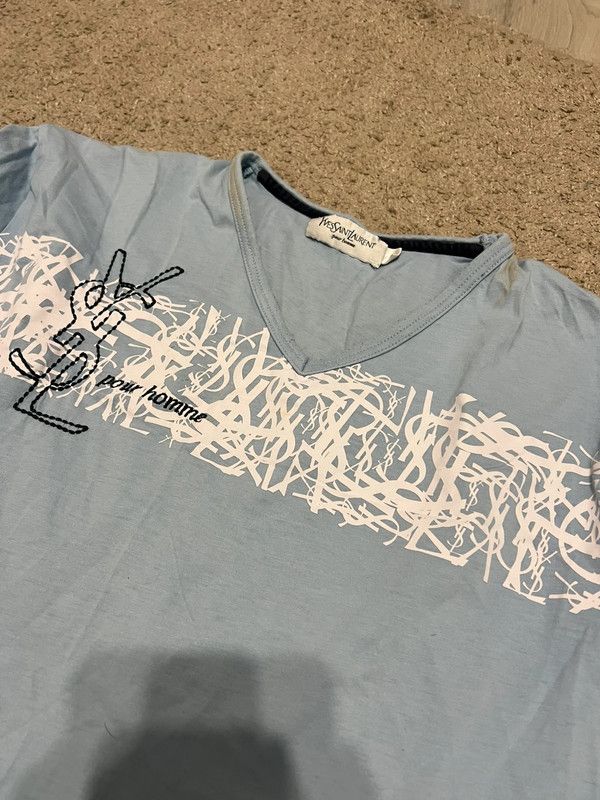 Yves Saint Laurent tshirt ysl yves saint Laurent L Size US L / EU 52-54 / 3 - 3 Thumbnail